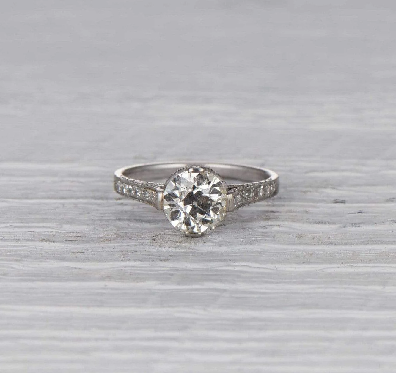 1.52 Carat Early Art Deco Engagement Ring - Image 2