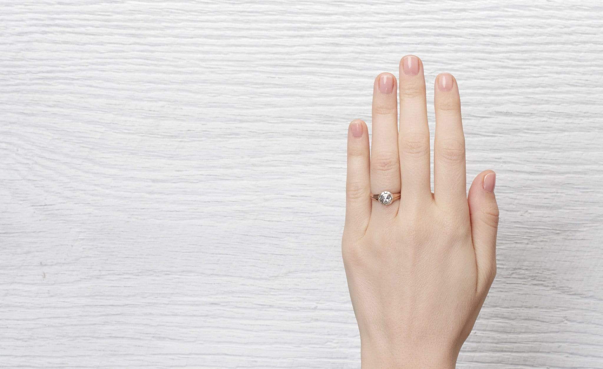 Early Victorian Rose Cut Diamond Ring - Image 5