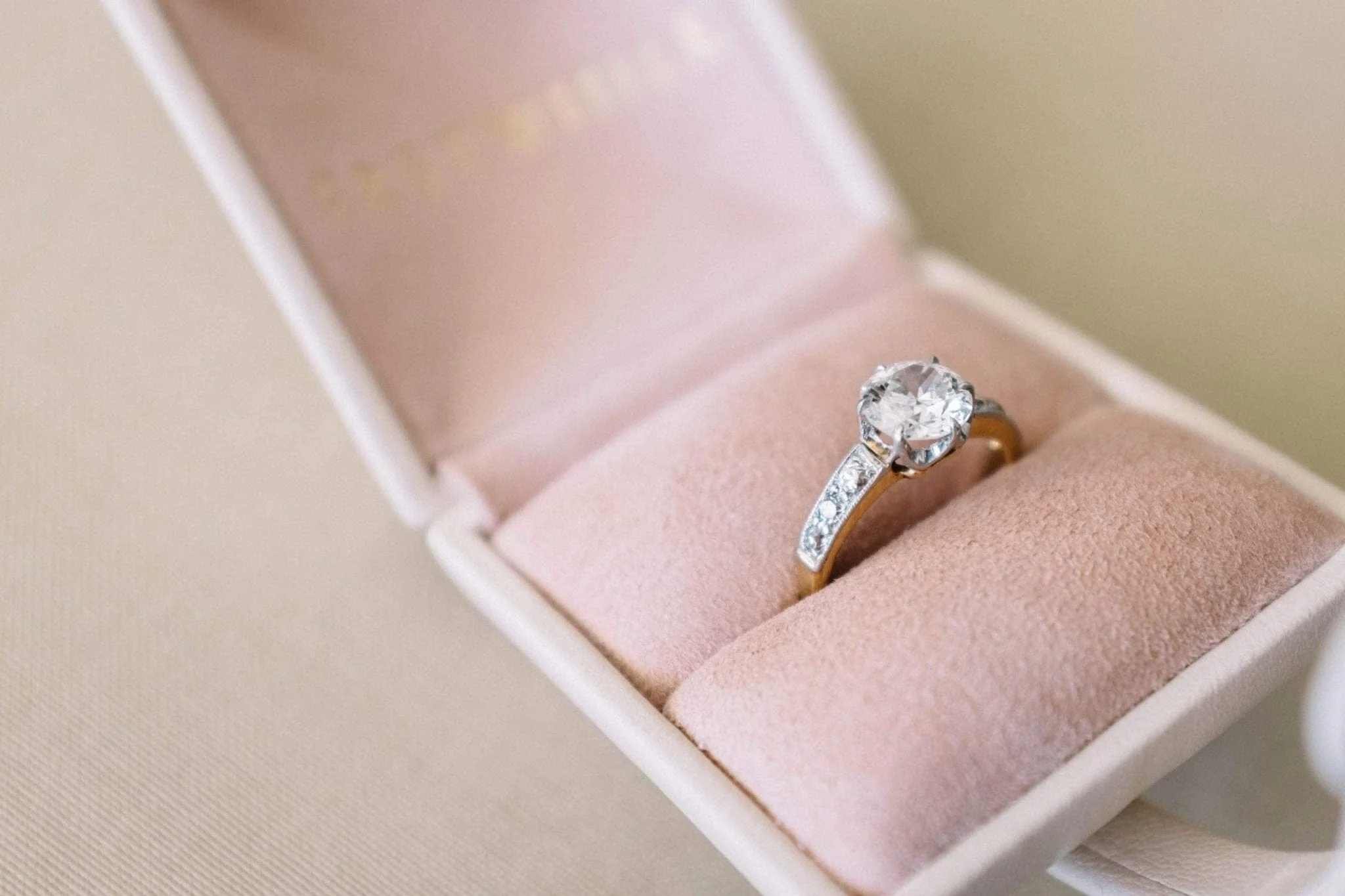 Edwardian 1.03 Carat Diamond Engagement Ring - Image 6