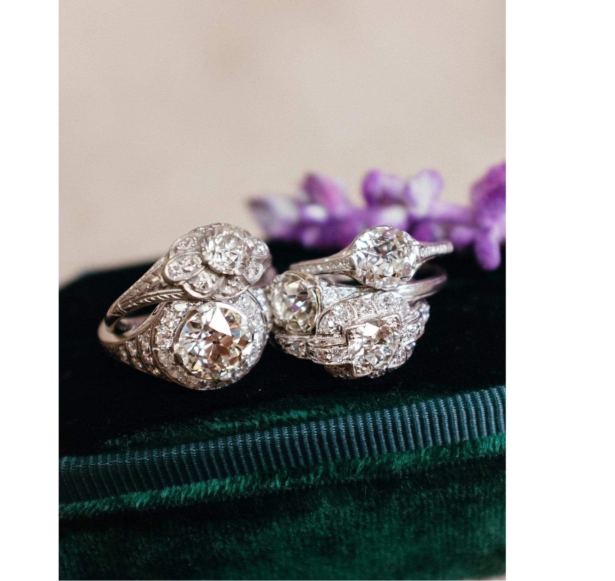 Edwardian 1.13 Carat Old Mine Cushion Cut Diamond Ring - Image 9