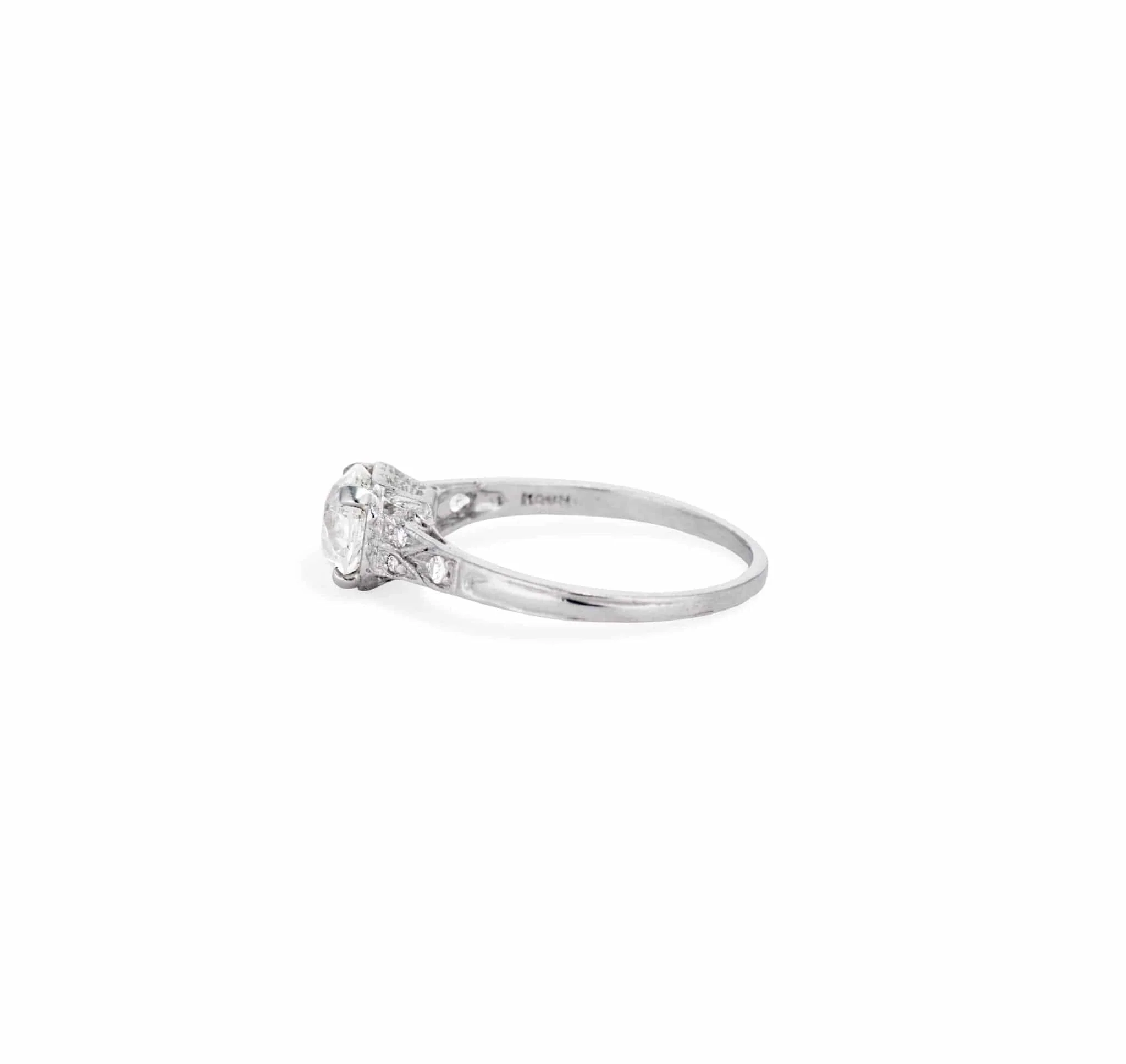 Edwardian 1.21 Carat Old European Cut Diamond Ring - Image 3