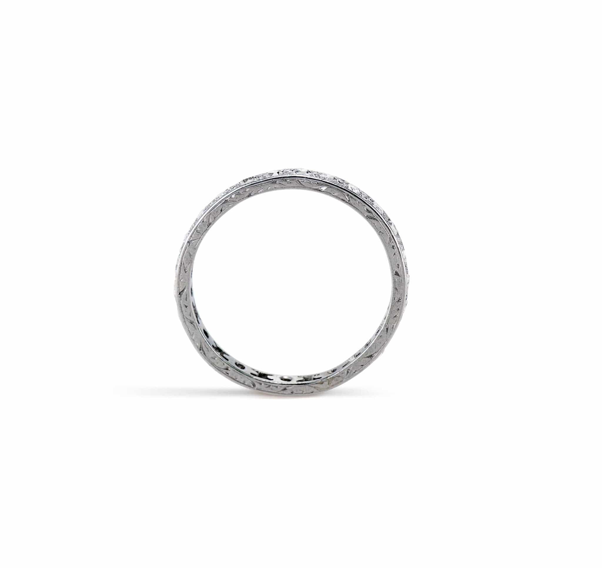 Edwardian .50 Carat Single-Cut Diamond Eternity Band - Image 2