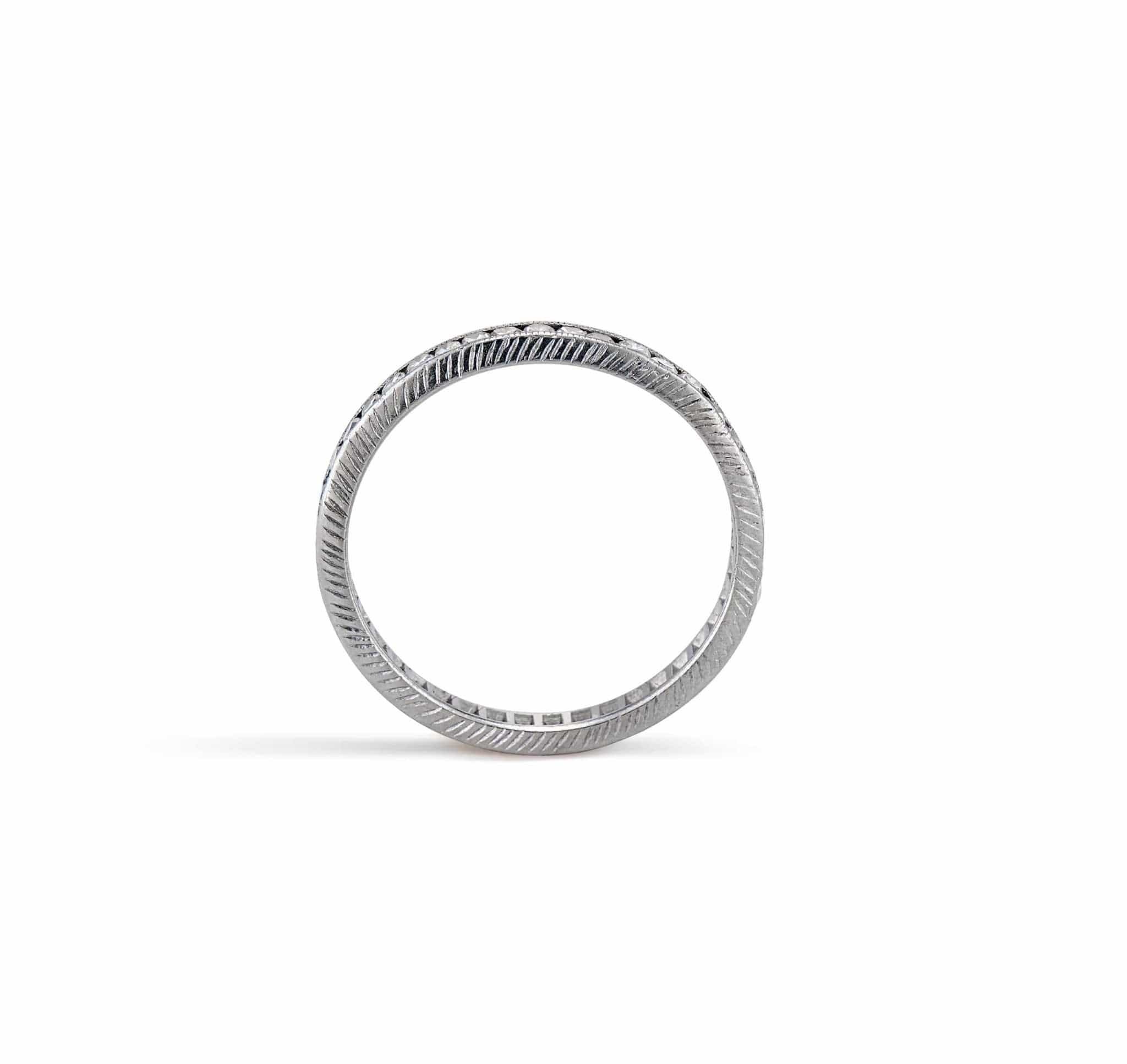 Edwardian .50 Carat Single-Cut Diamond Eternity Band - Image 2