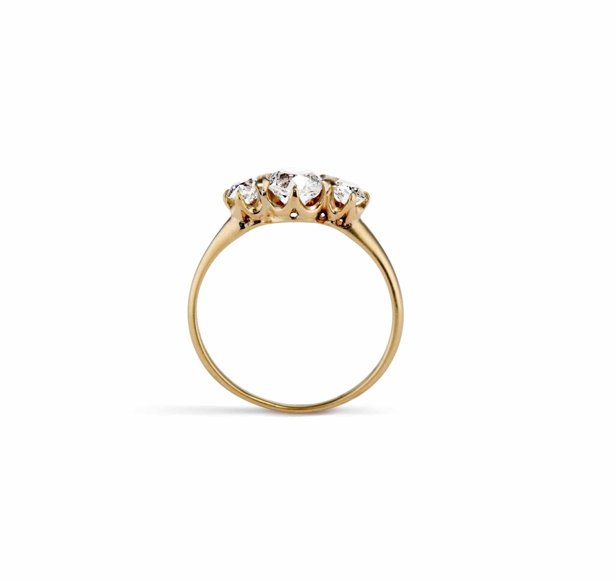 Edwardian Tiffany & Co .70 Carat Old European Cut Diamond Engagement Ring - Image 2