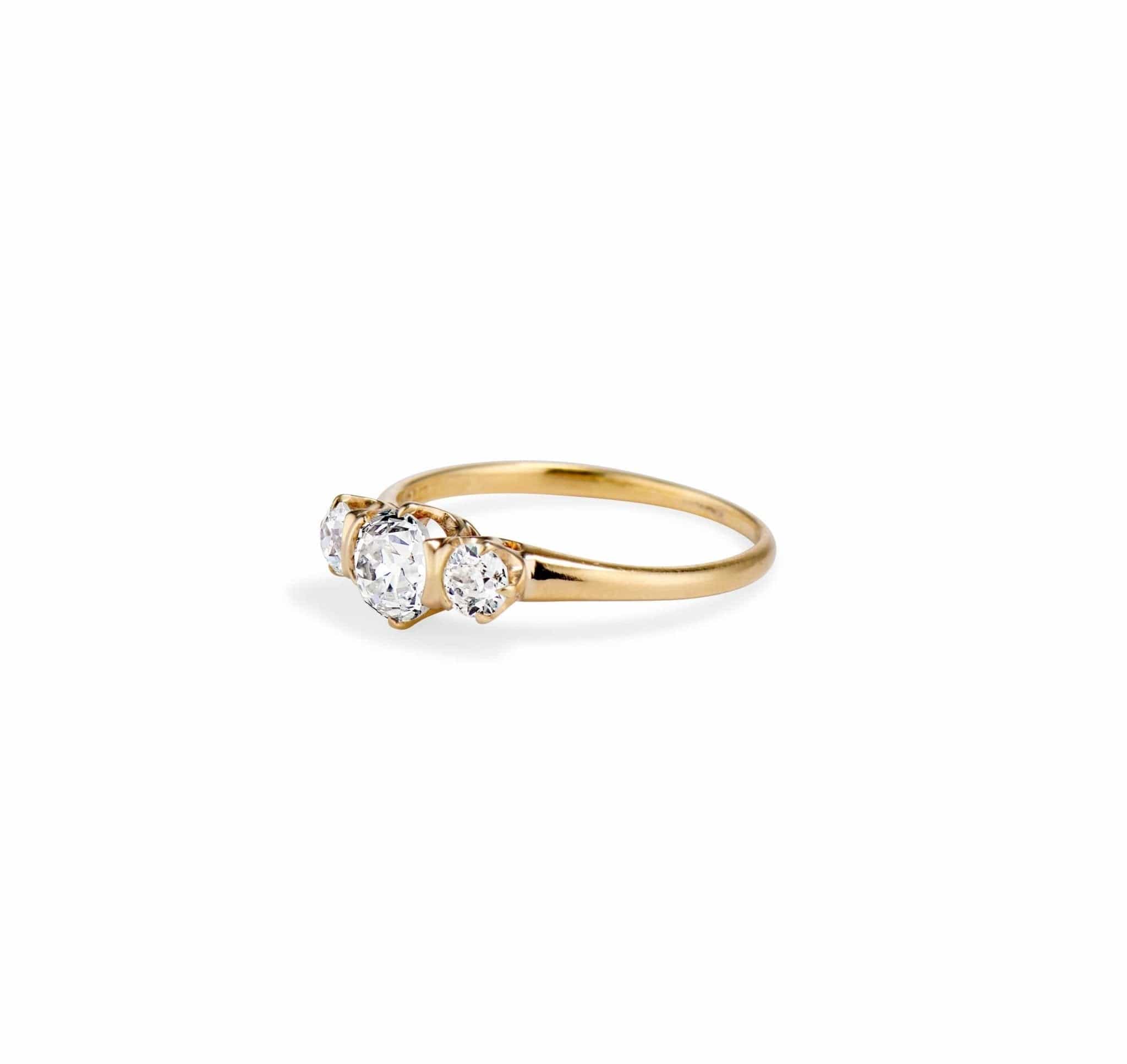 Edwardian Tiffany & Co .70 Carat Old European Cut Diamond Engagement Ring - Image 3