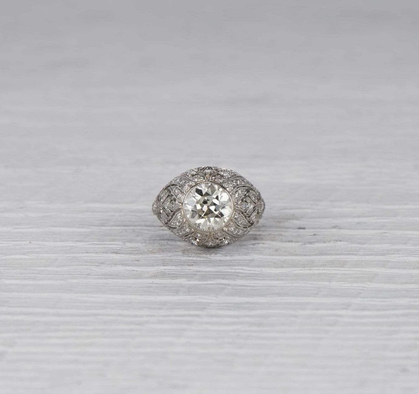 2.25 Carat Edwardian Diamond Engagement Ring - Image 2