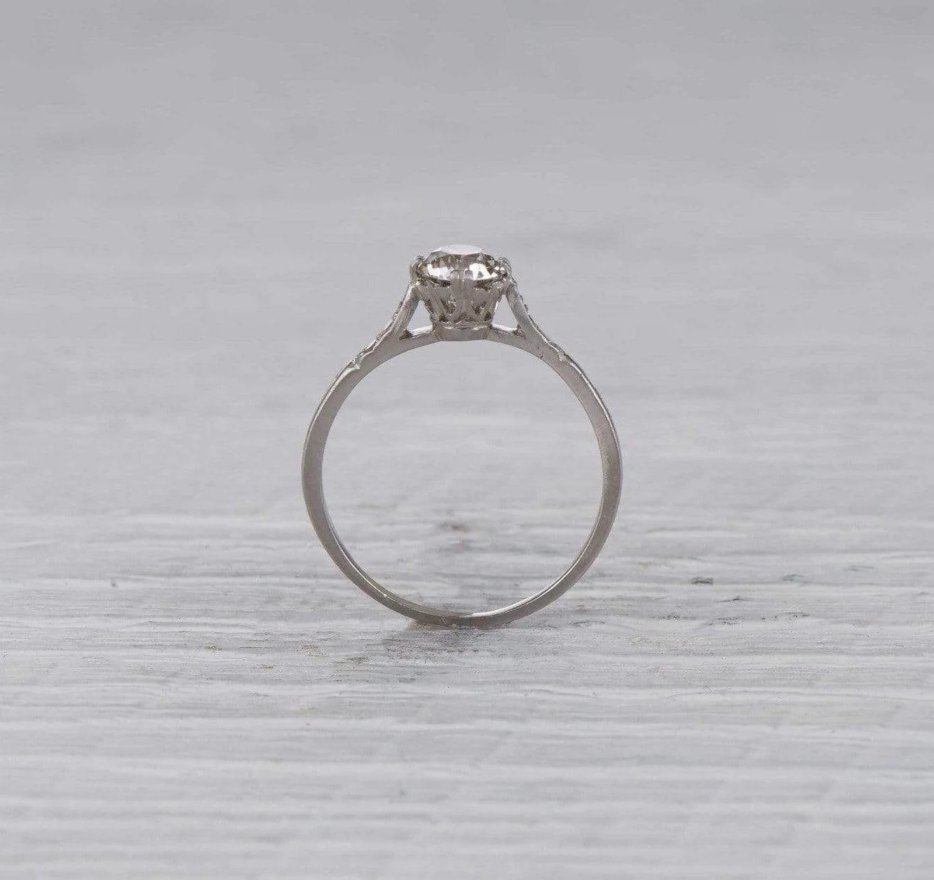 .90 Carat Edwardian Engagement Ring - Image 4