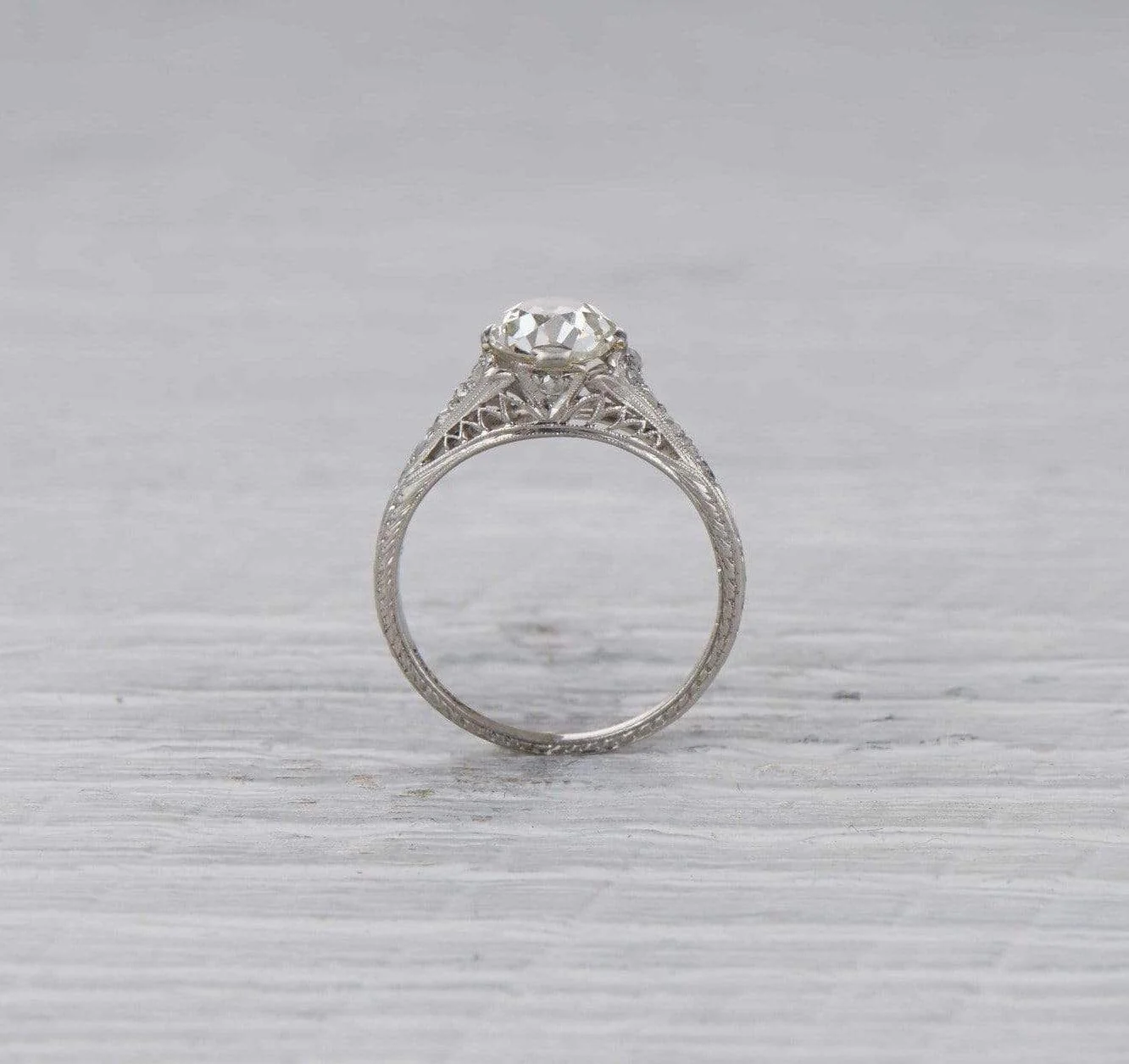 1.39 Carat Edwardian Engagement Ring - Image 4