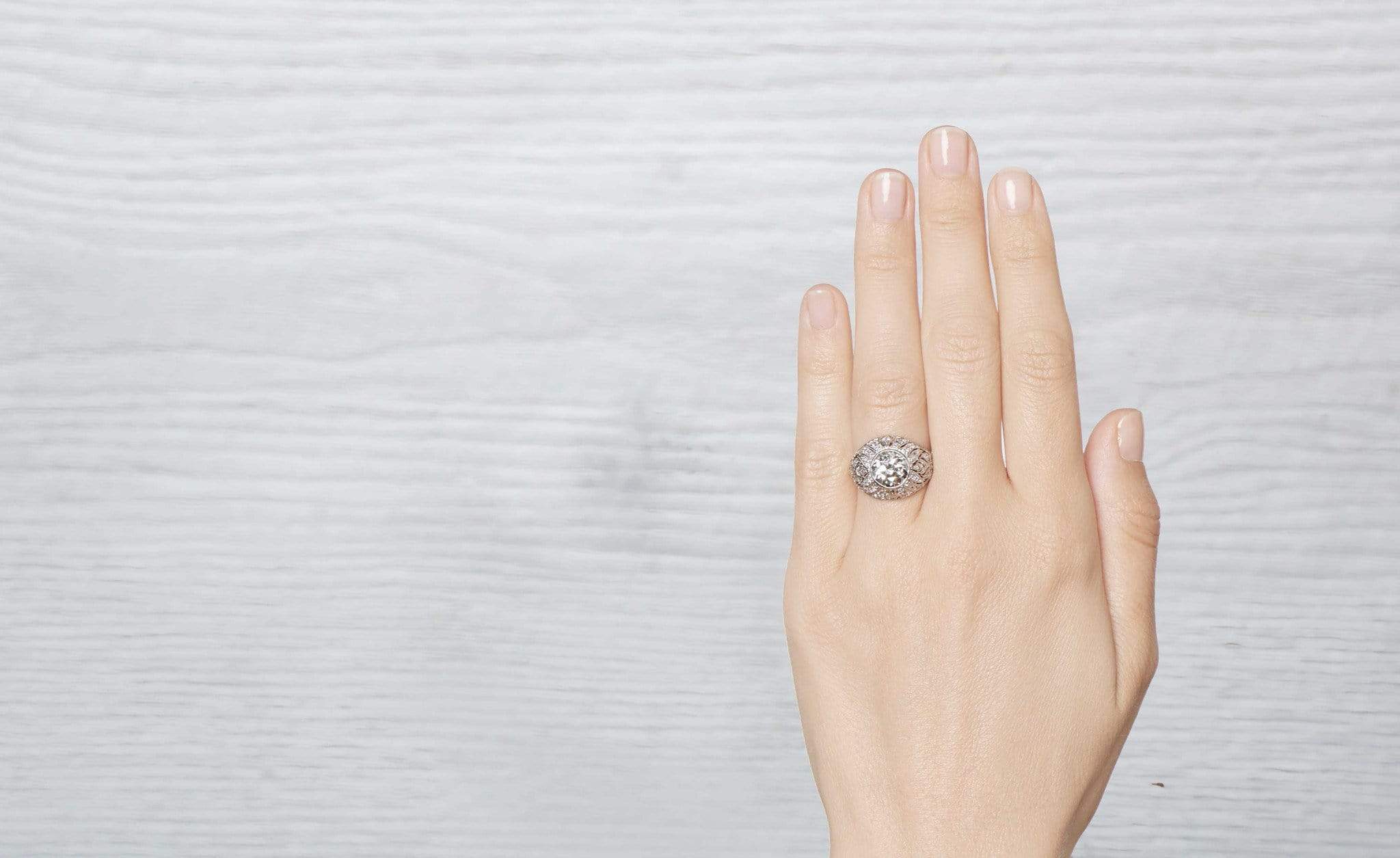 2.25 Carat Edwardian Diamond Engagement Ring - Image 5