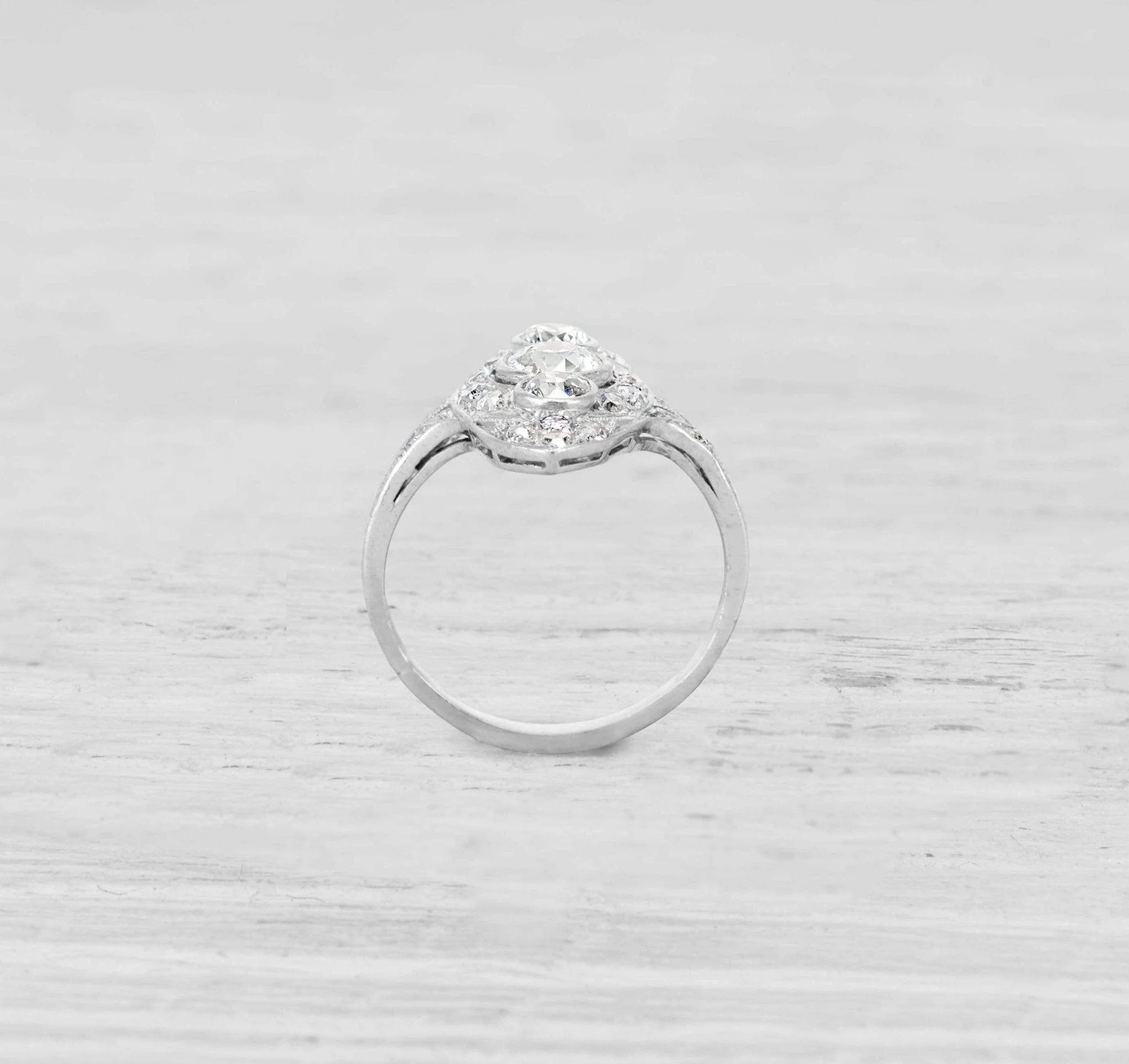 EDWARDIAN DIAMOND COCKTAIL RING - Image 4