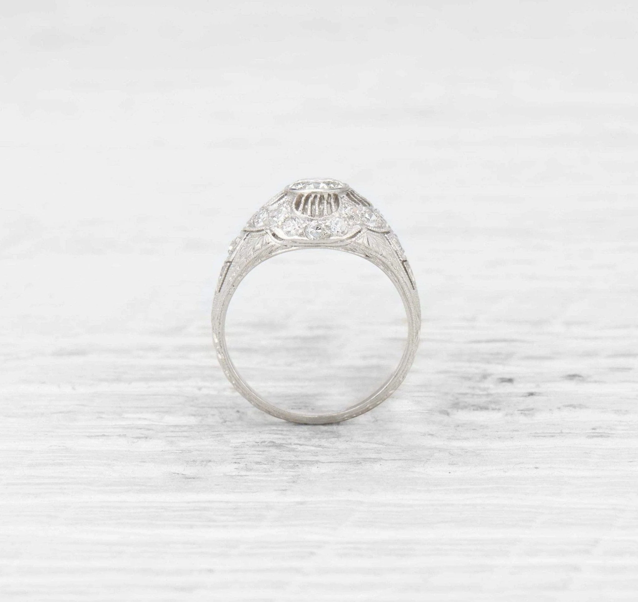 Edwardian Diamond Engagement Ring - Image 4