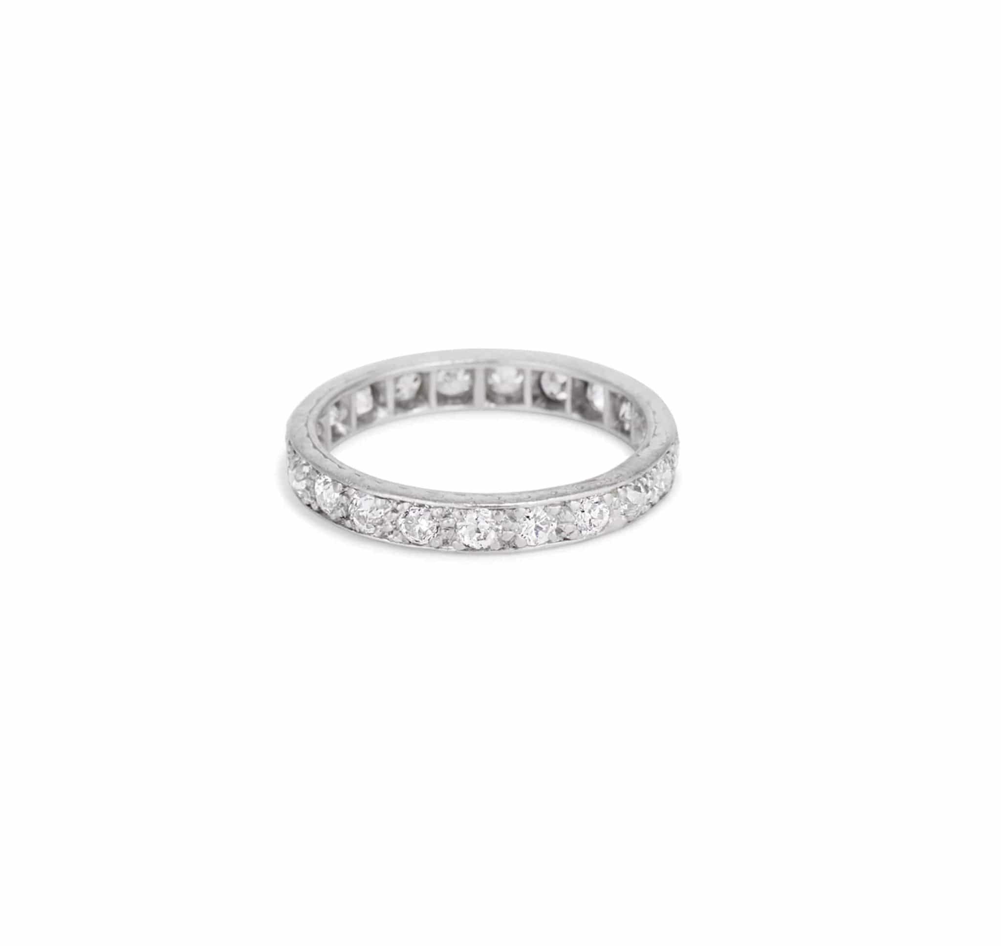 EDWARDIAN DIAMOND ETERNITY BAND - Image 3