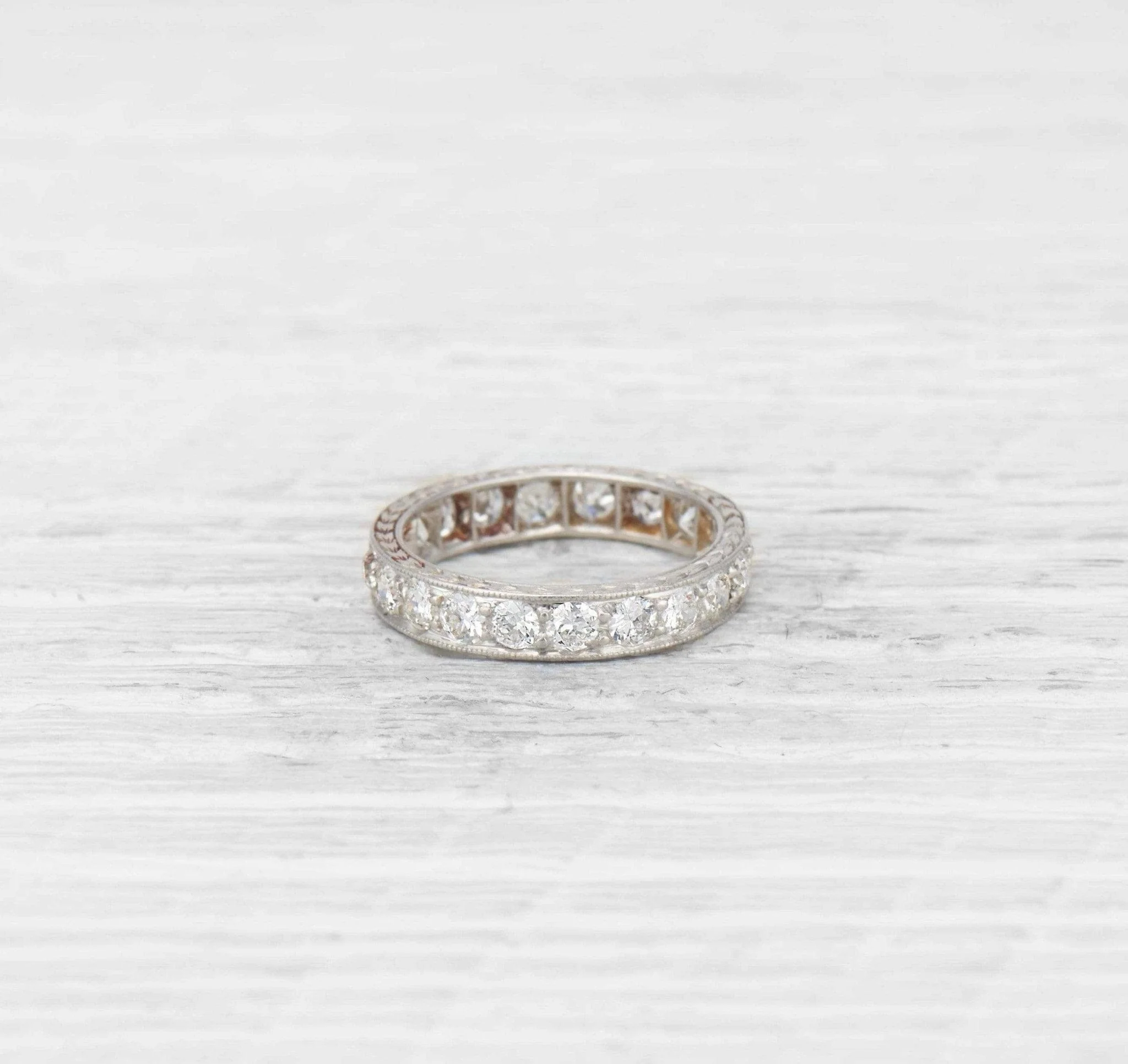 EDWARDIAN DIAMOND ETERNITY BAND - Image 2