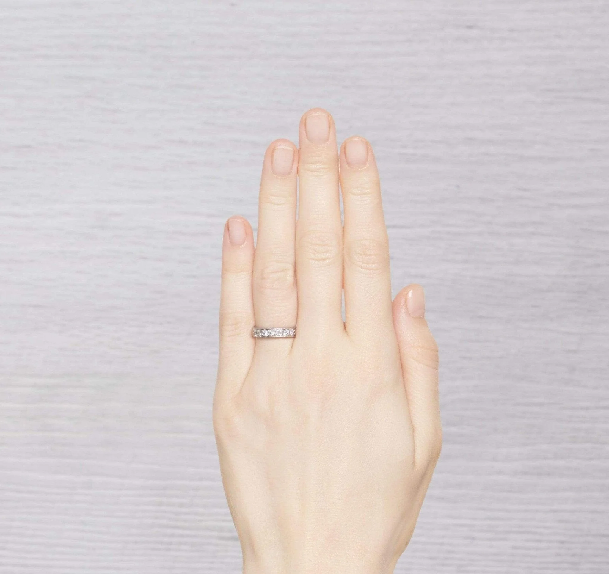EDWARDIAN DIAMOND ETERNITY BAND - Image 5
