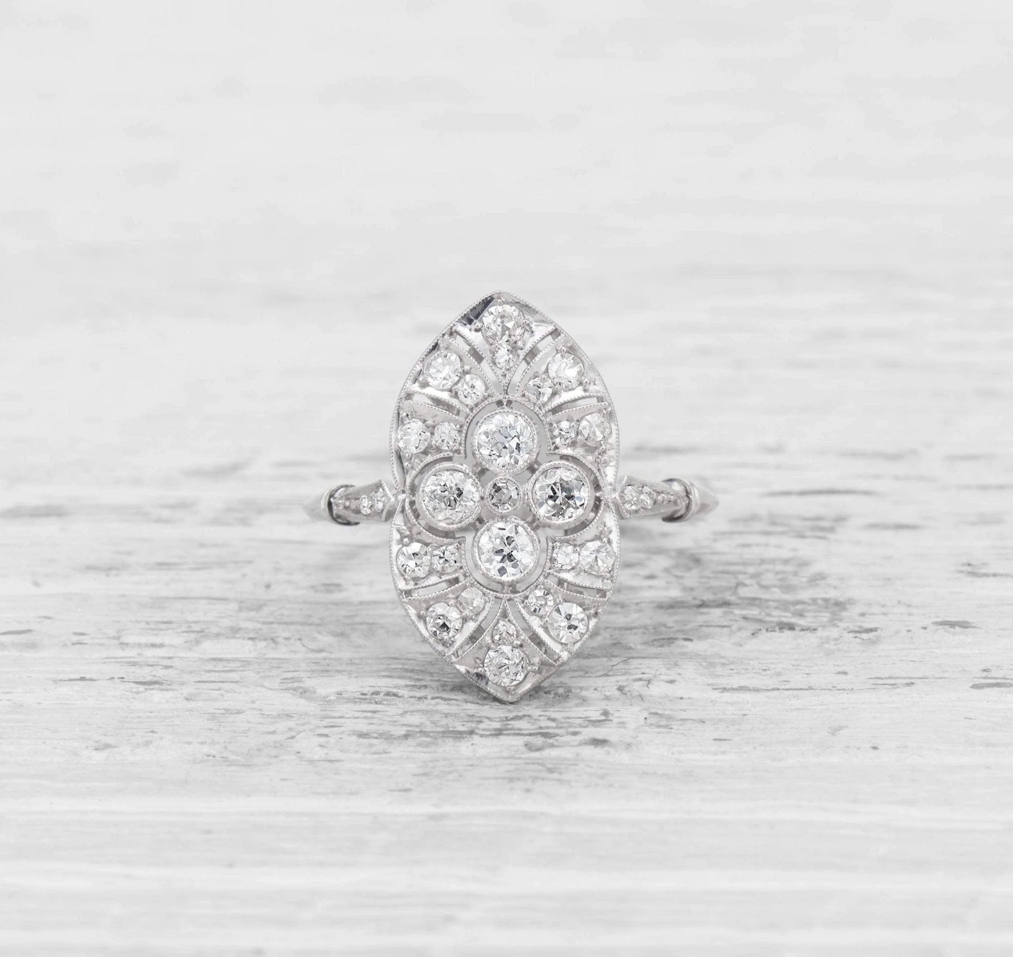 EDWARDIAN DIAMOND RING - Image 2
