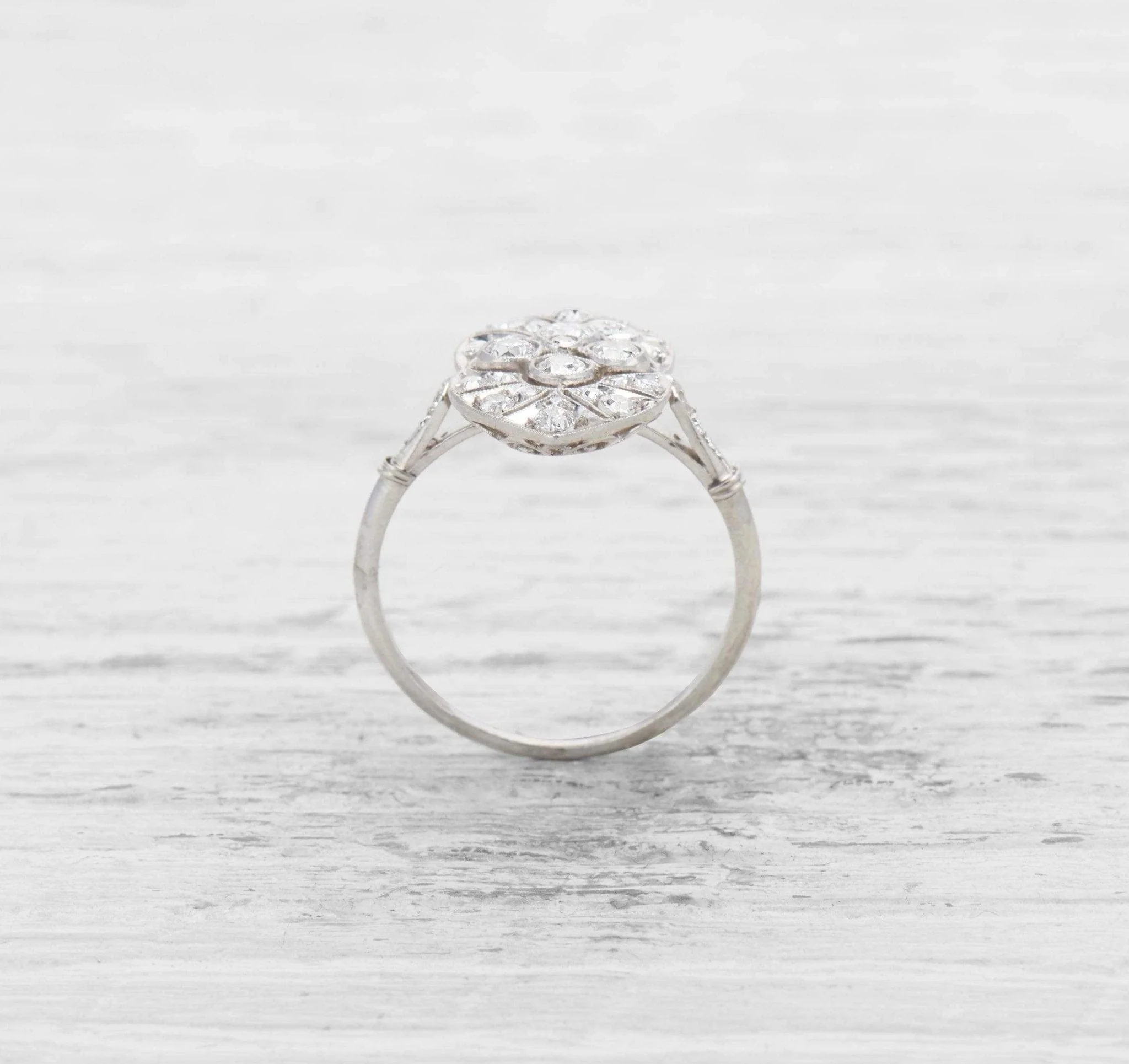 EDWARDIAN DIAMOND RING - Image 4