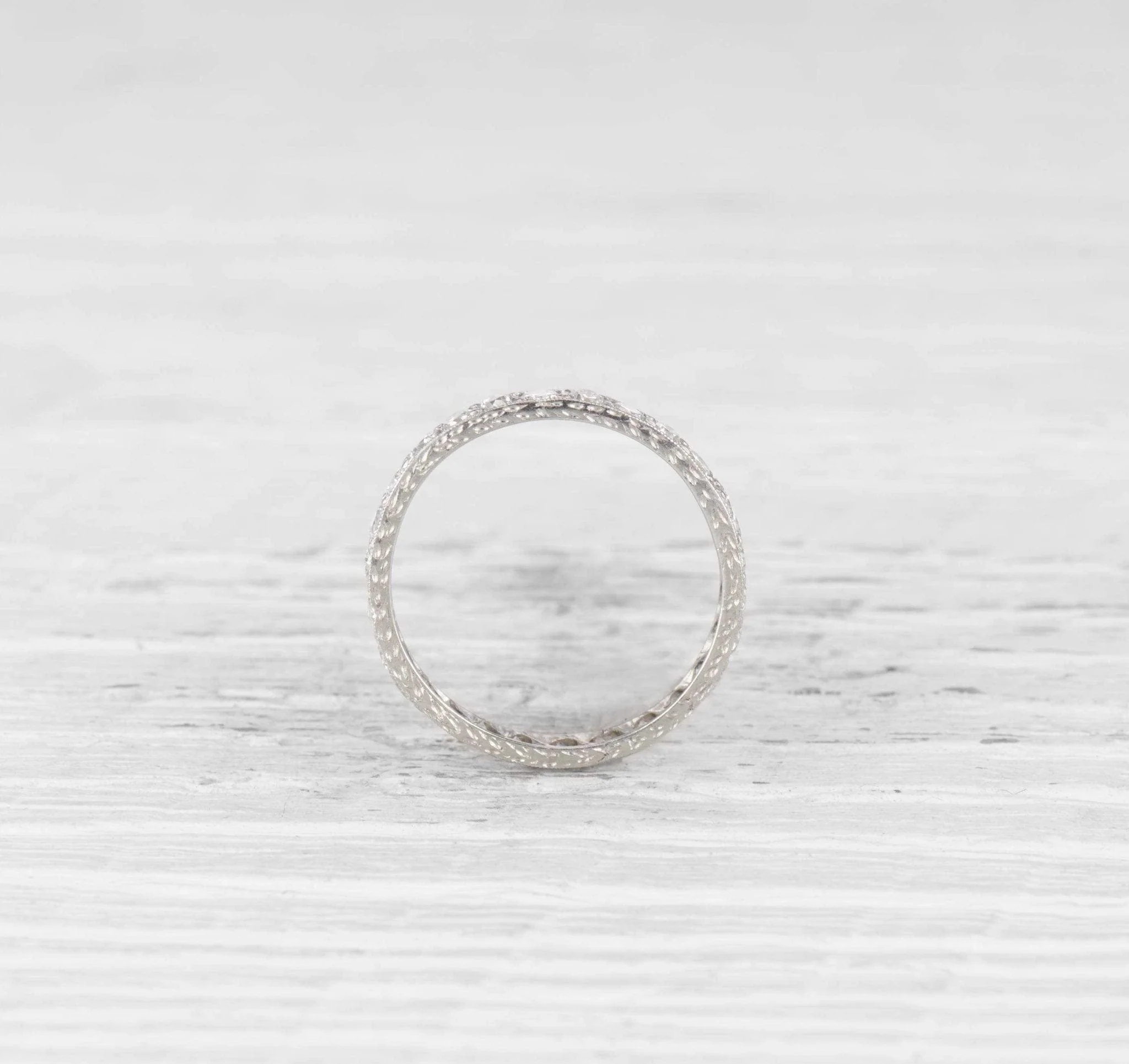 EDWARDIAN DIAMOND WEDDING BAND - Image 2