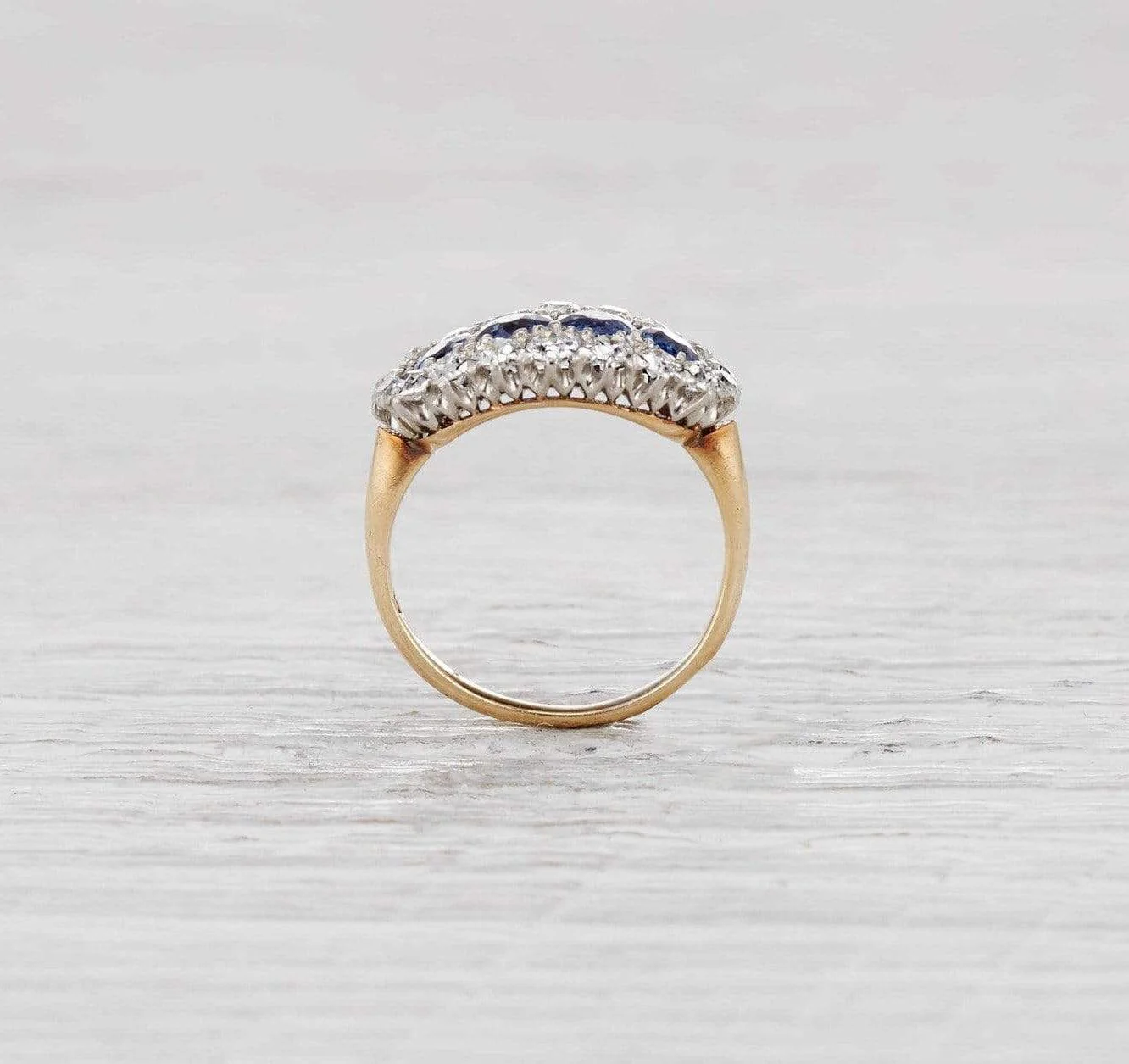 Edwardian Four Stone Sapphire Ring - Image 4