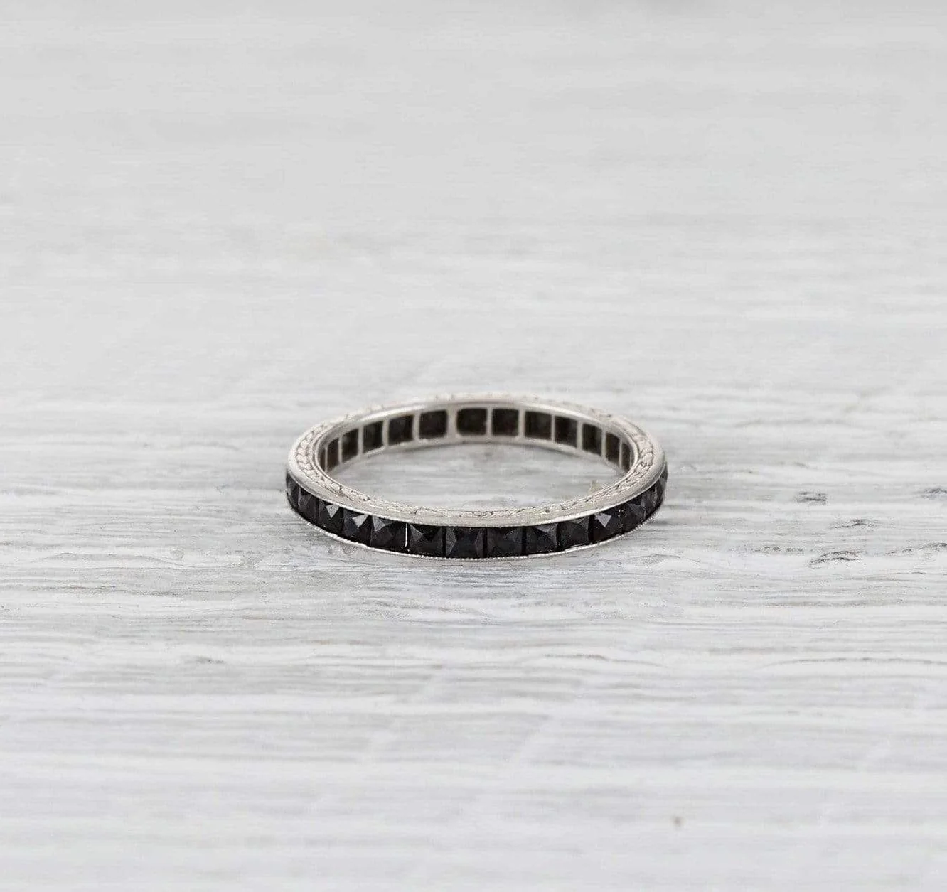 Edwardian Onyx Eternity Band - Image 3