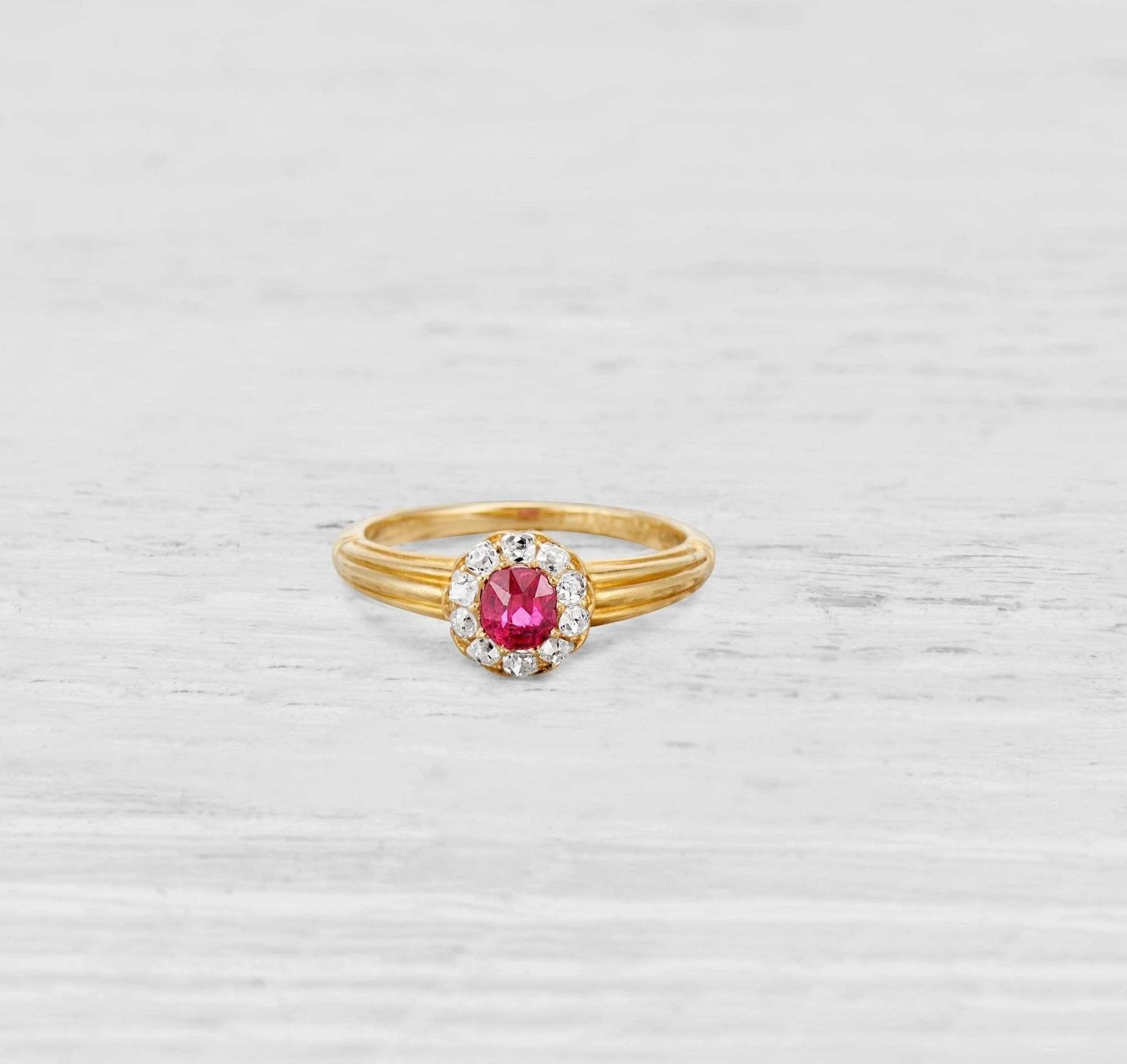 EDWARDIAN RUBY AND DIAMOND RING - Image 2
