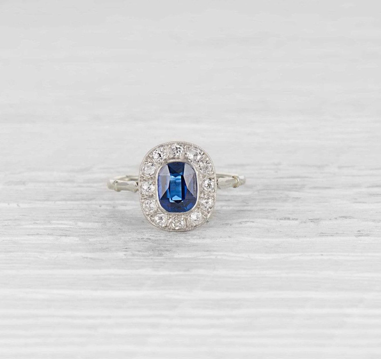 Edwardian Sapphire Engagement Ring - Image 2