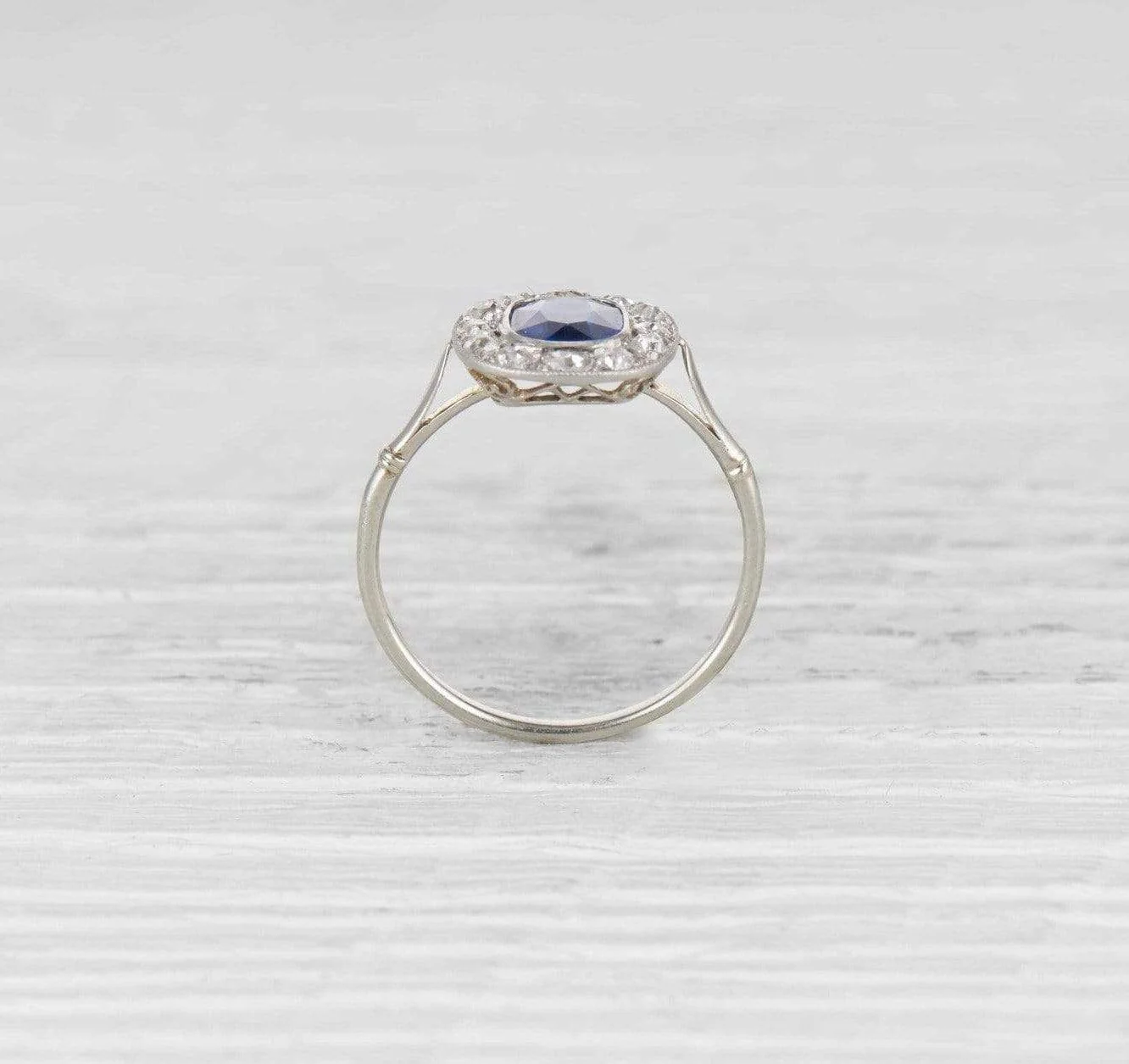 Edwardian Sapphire Engagement Ring - Image 4