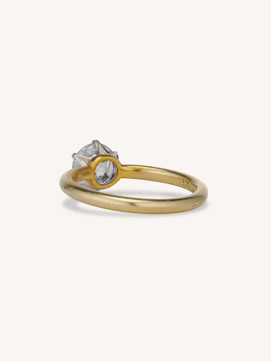 Edwardian Tiffany & Co. 1.21 Carat Old European Cut Diamond Vintage Engagement Ring - Image 5
