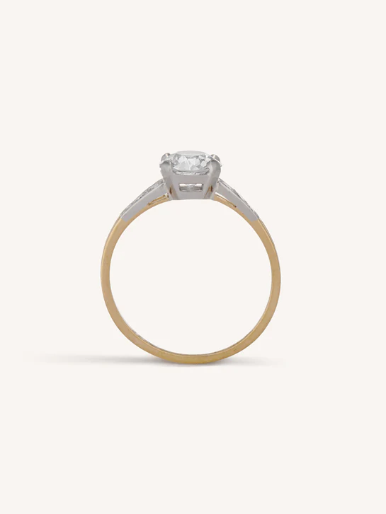 Tiffany & Co. 1.24 Carat Round Cut Vintage Diamond Engagement Ring - Image 8