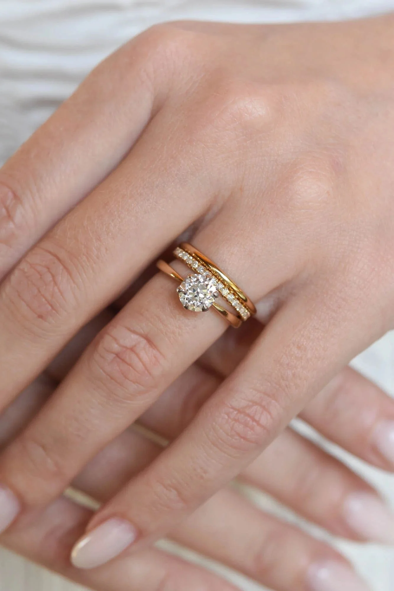 Tiffany & Co. 1.27 Carat Old European Cut Diamond Vintage Engagement Ring - Image 2