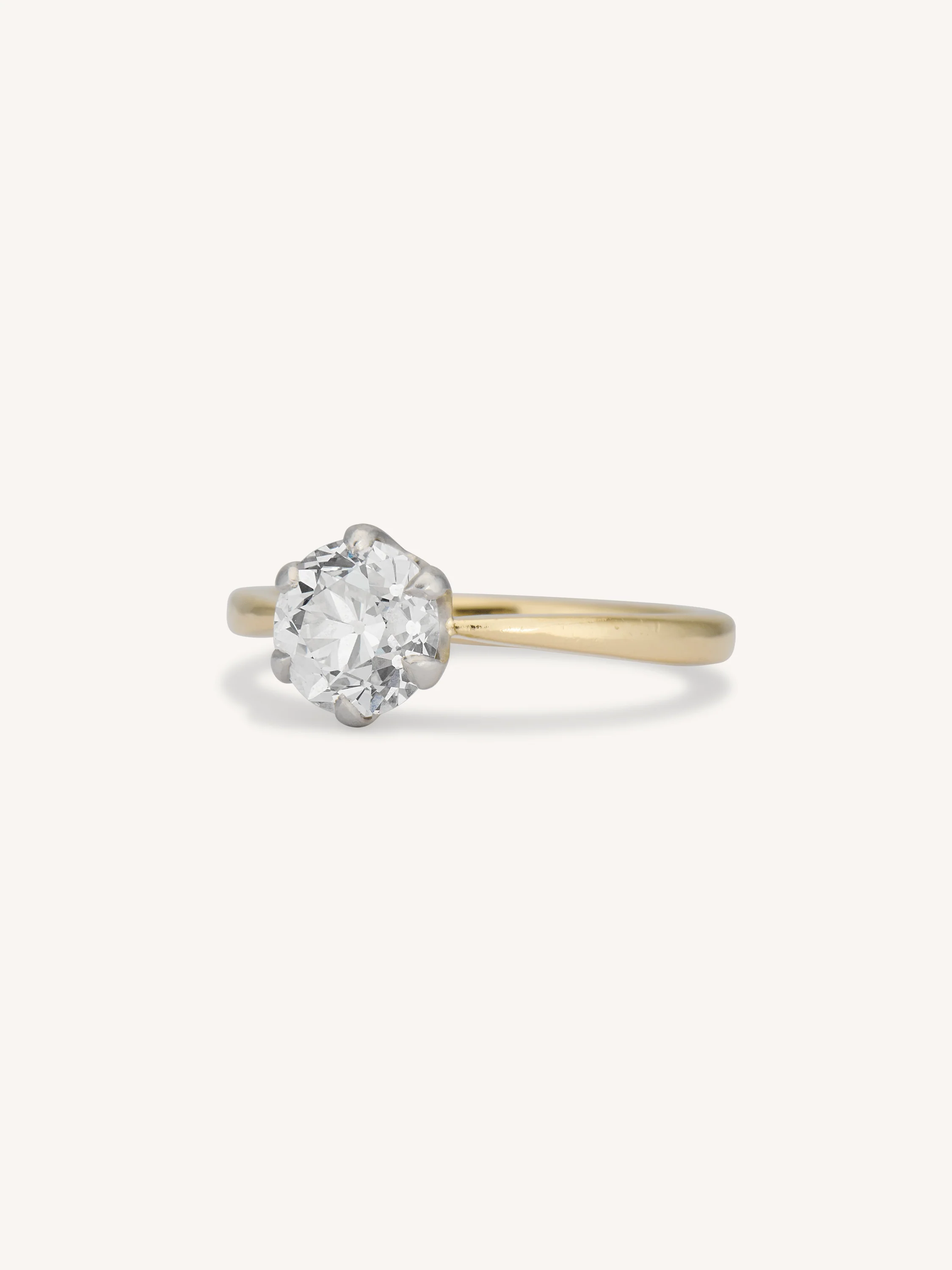 Tiffany & Co. 1.27 Carat Old European Cut Diamond Vintage Engagement Ring - Image 4