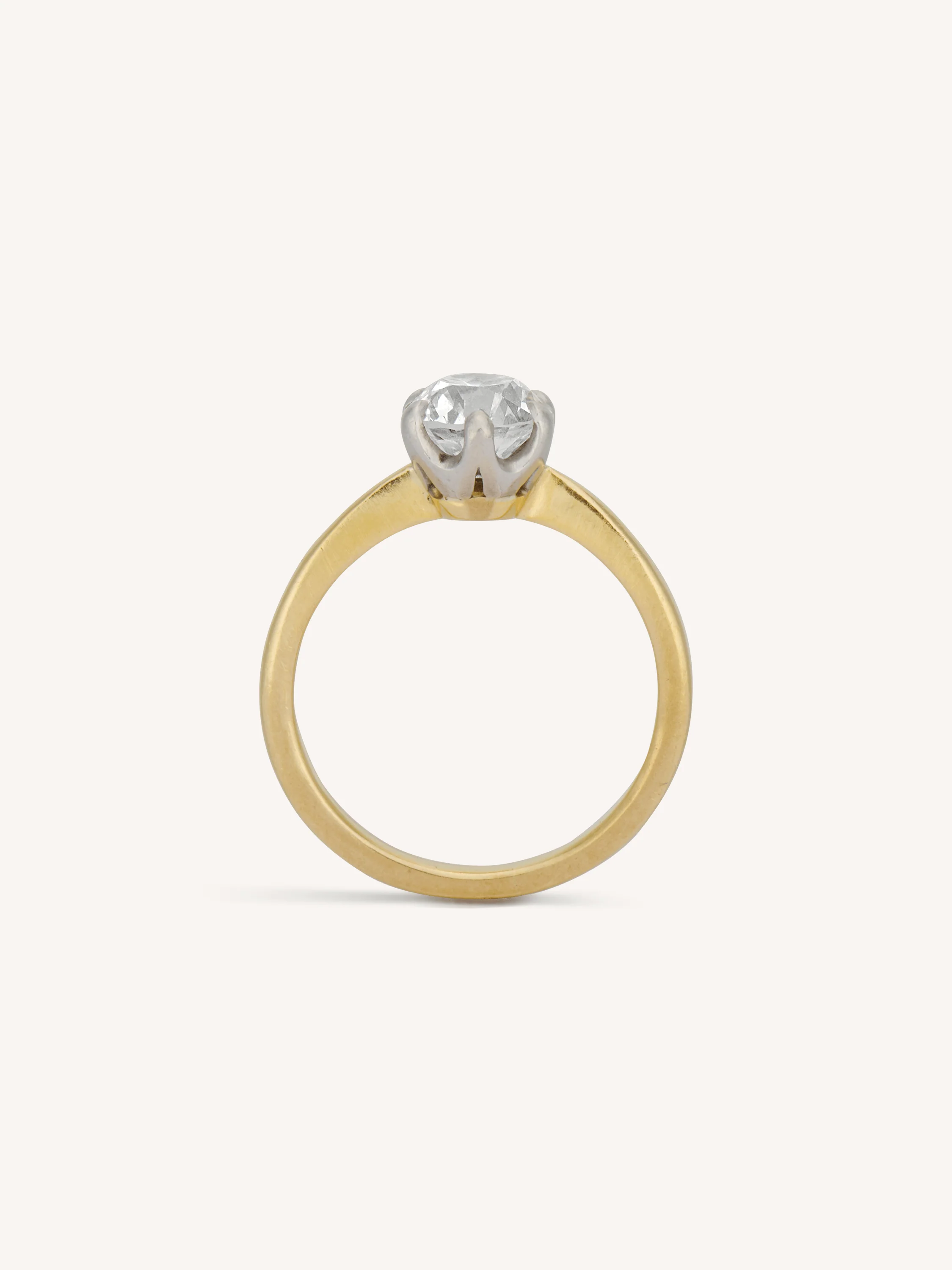 Tiffany & Co. 1.27 Carat Old European Cut Diamond Vintage Engagement Ring - Image 6