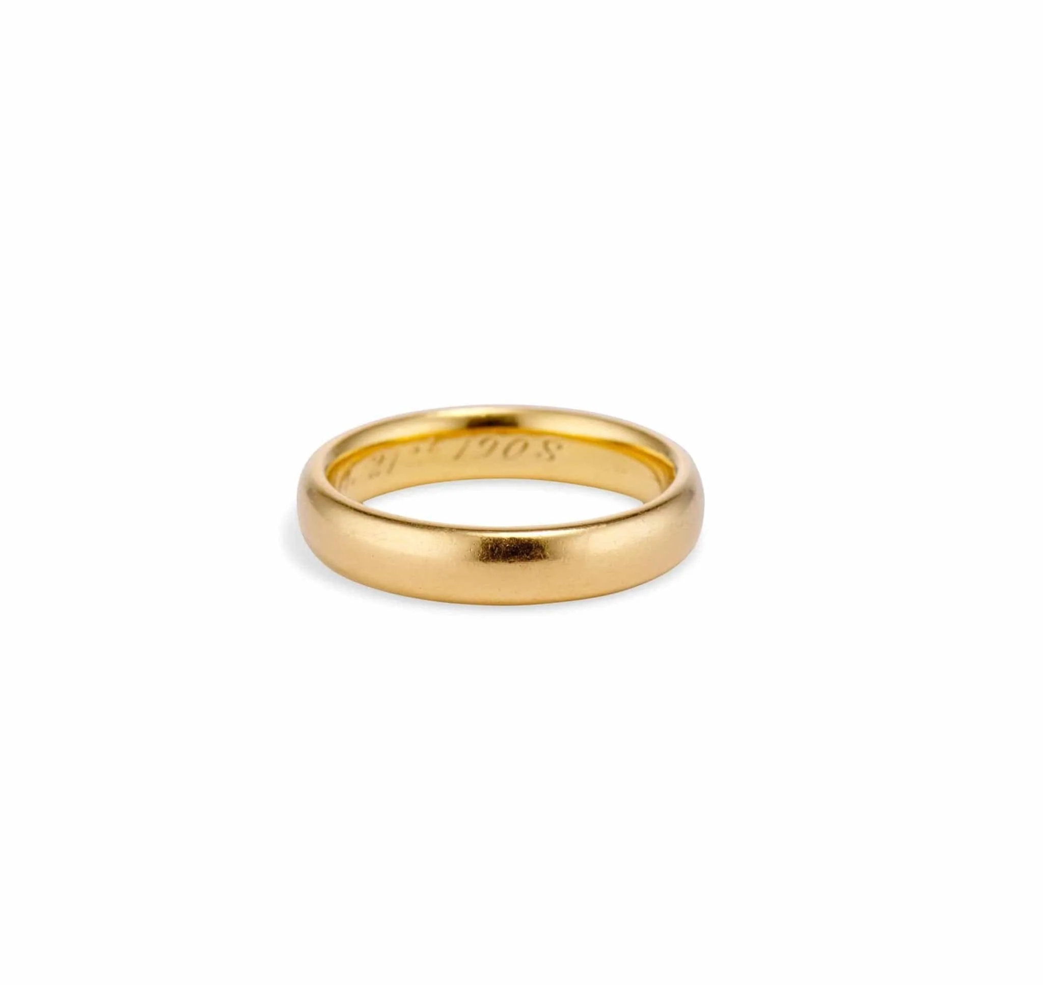 Edwardian Tiffany & Co. Gold Wedding Band - Image 3
