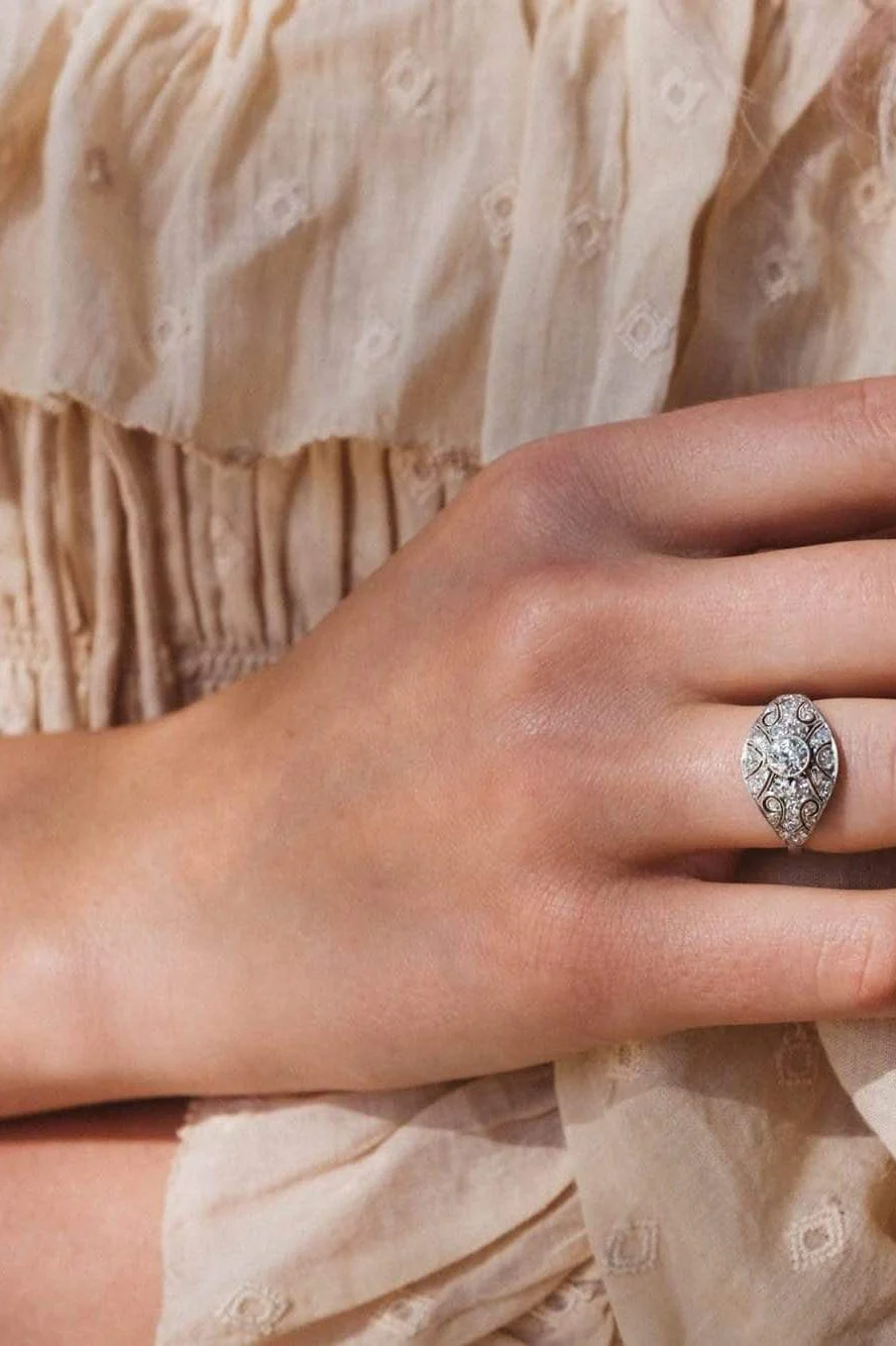 .30 Carat Edwardian Diamond Engagement Ring - Image 5