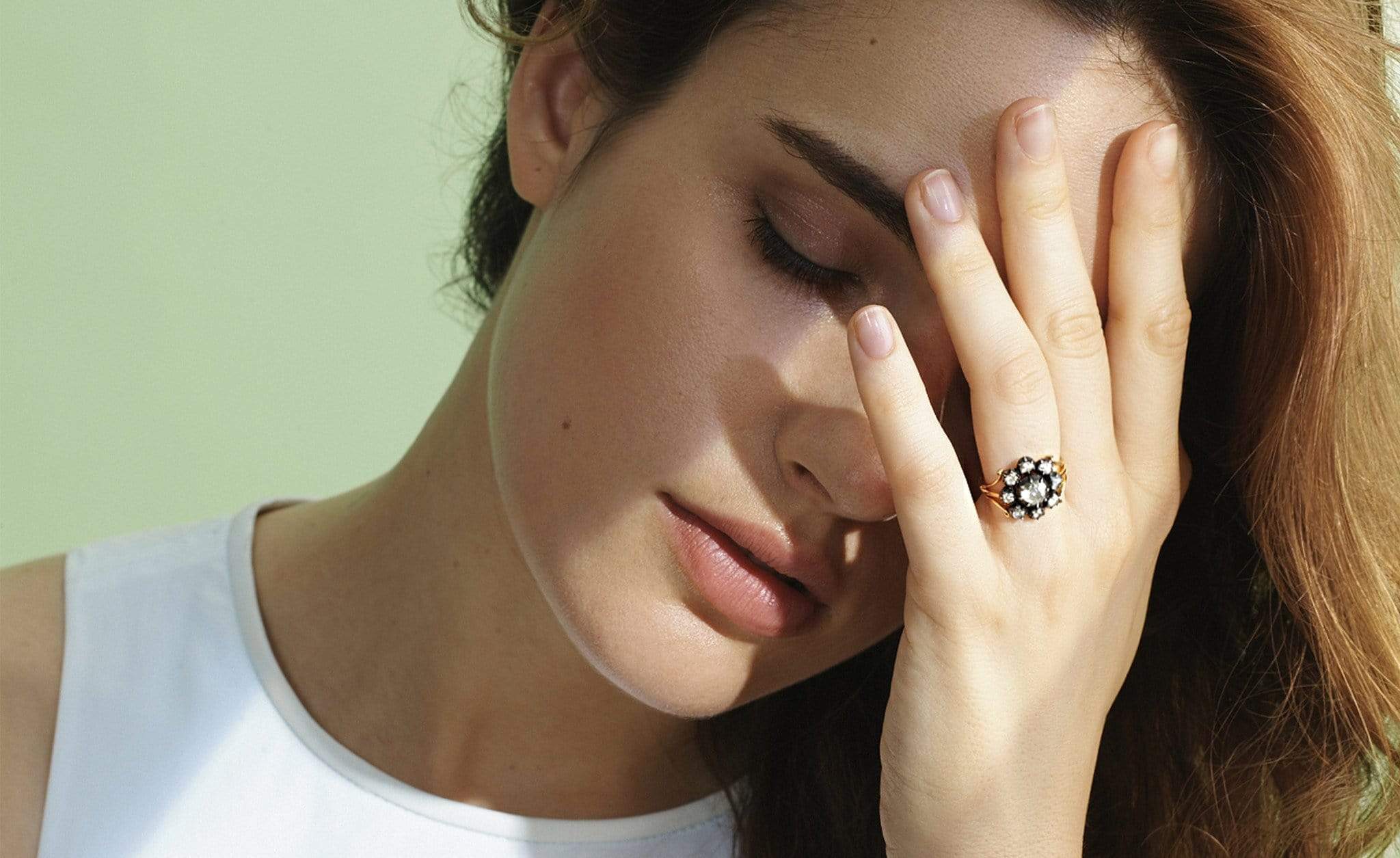 Georgian Diamond Cluster Ring - Image 6