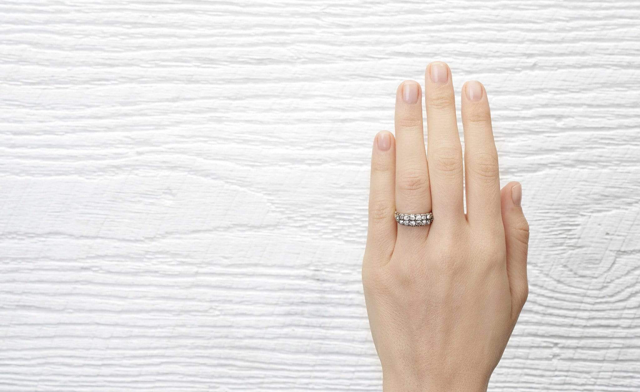 Georgian Double Row Diamond Ring - Image 5