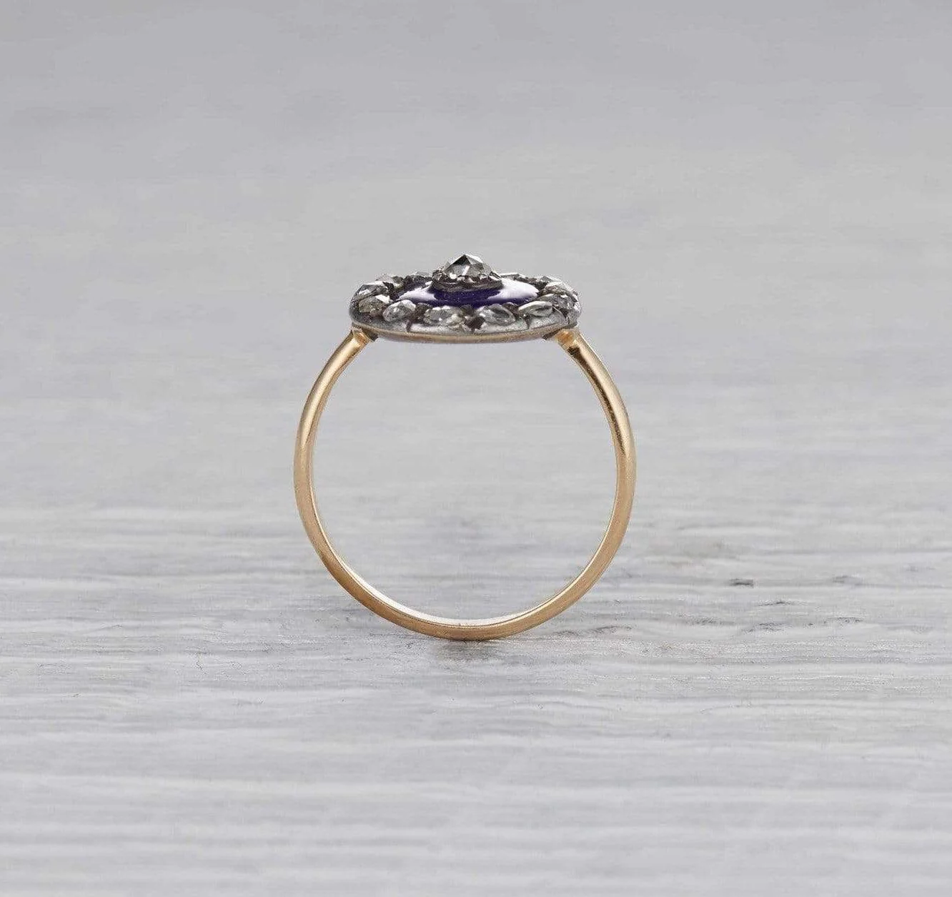 Georgian Enamel Mourning Ring - Image 4