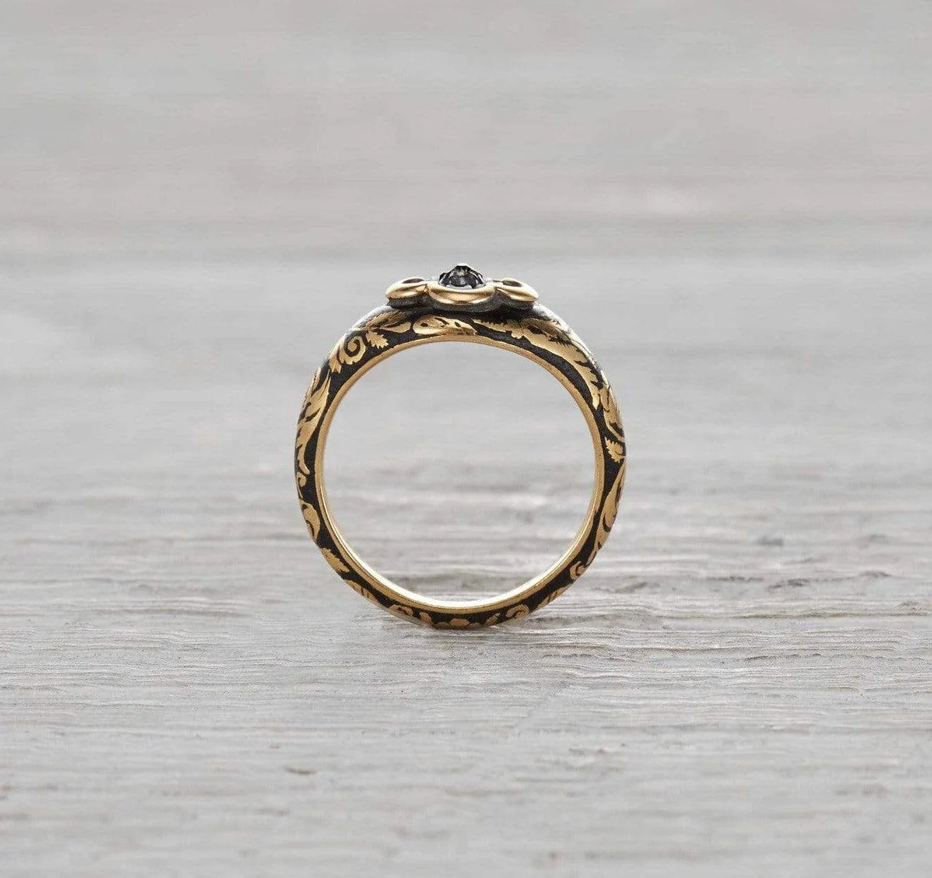 Georgian Enamel Mourning Ring - Image 4