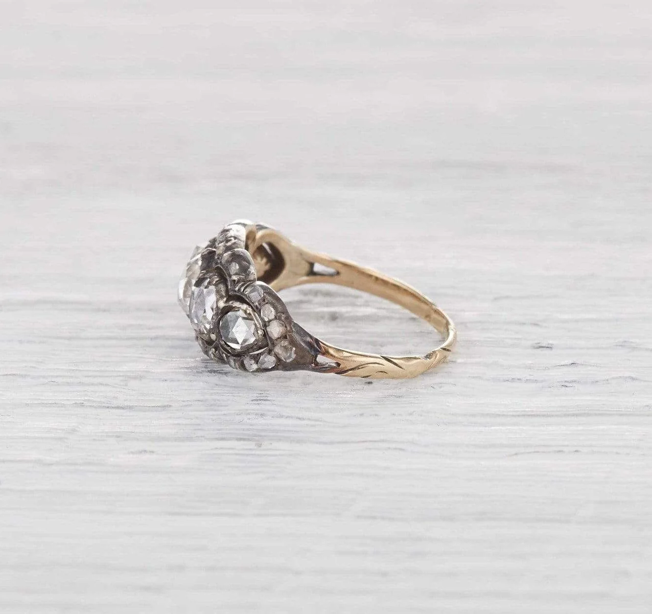 Georgian Five Stone Ring - Image 3