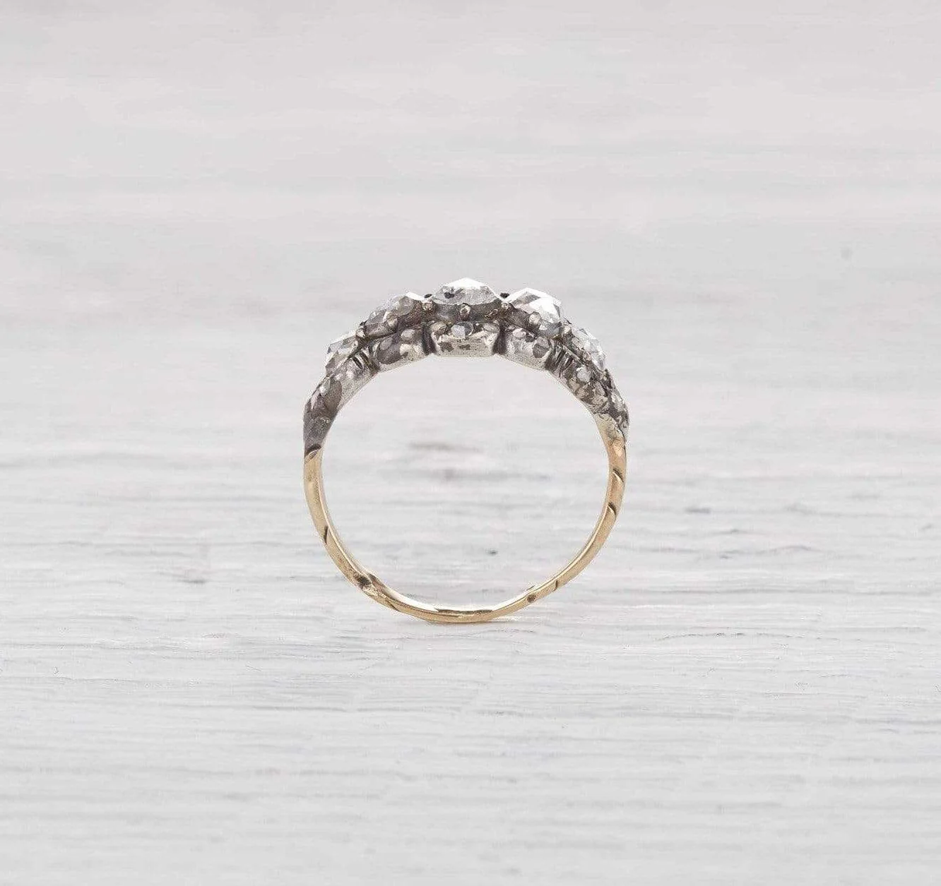 Georgian Five Stone Ring - Image 4