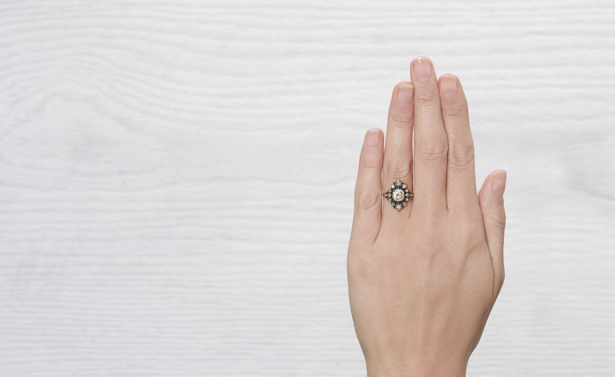 Georgian Rose Cut Diamond Ring - Image 5