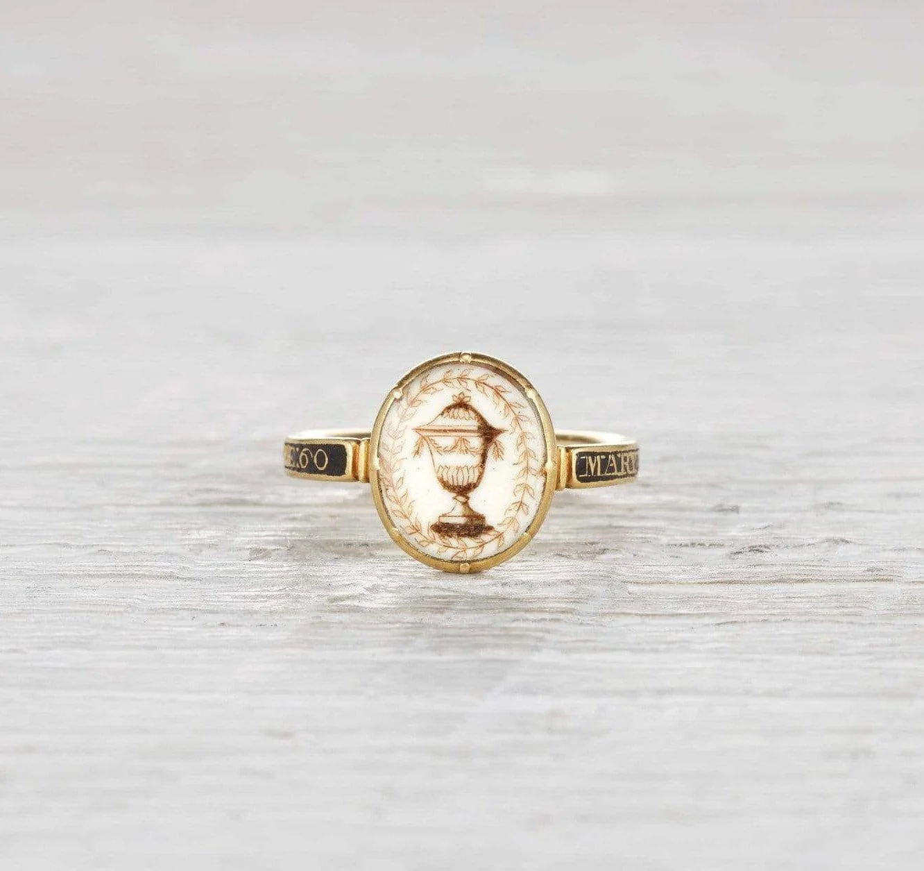 Georgian Urn Motif Mourning Ring - Image 2