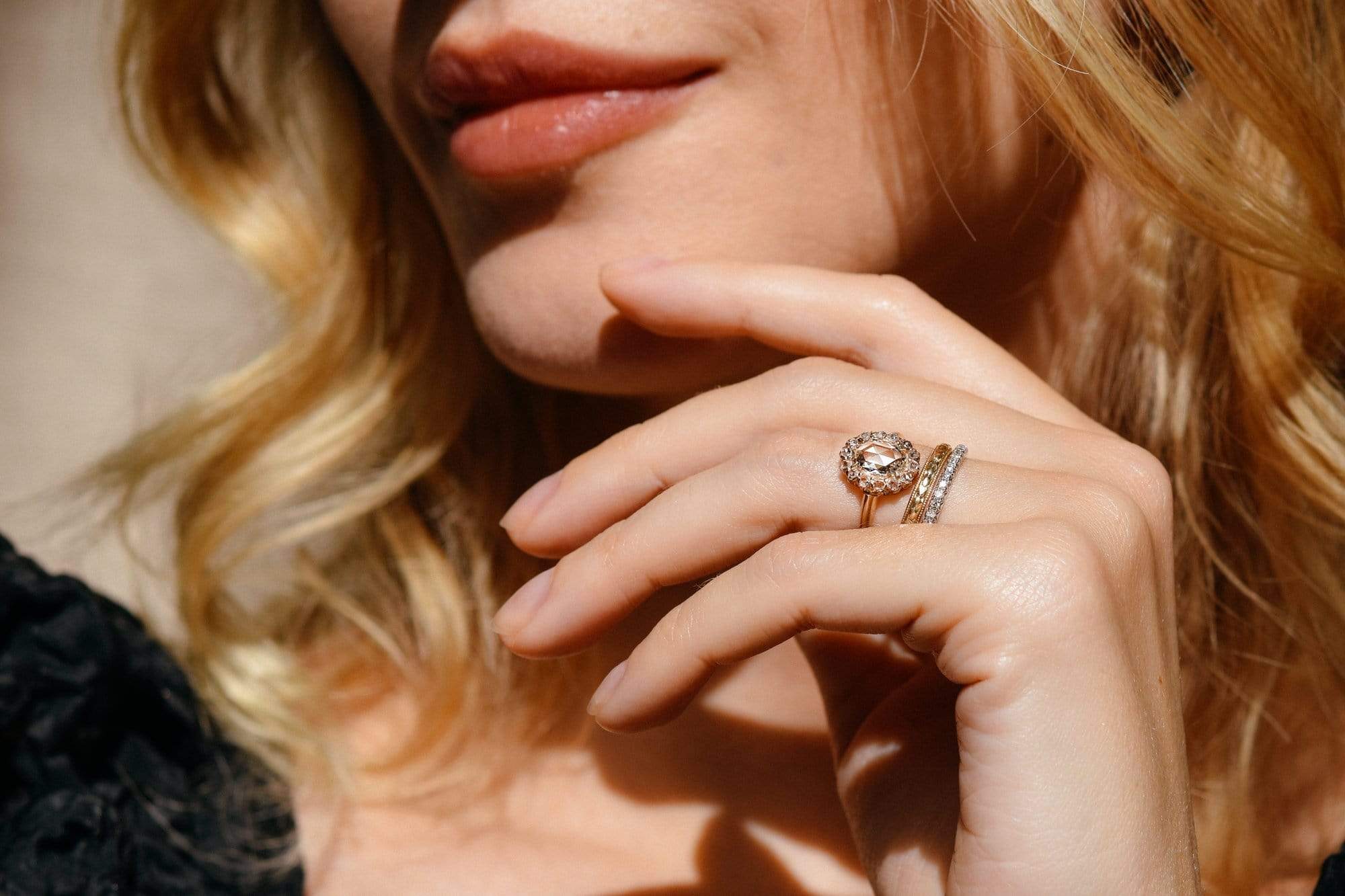 Late Victorian .91 Carat Oval Rose Cut Diamond Engagement Ring, America - Image 5