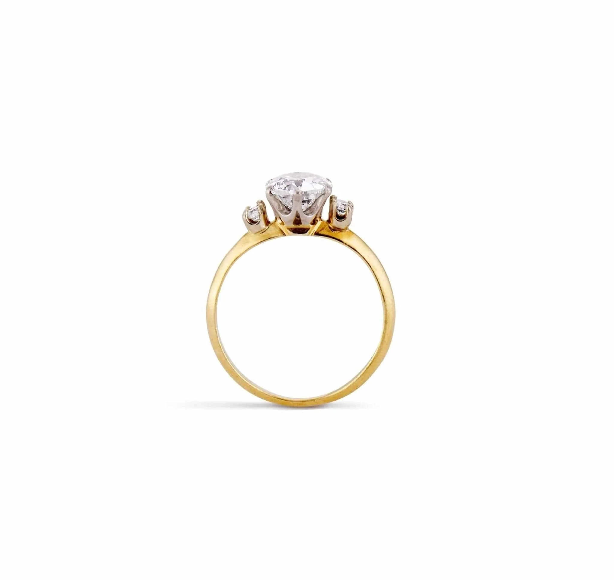 .90 Carat Tiffany & Co Three Stone Diamond Ring - Image 4