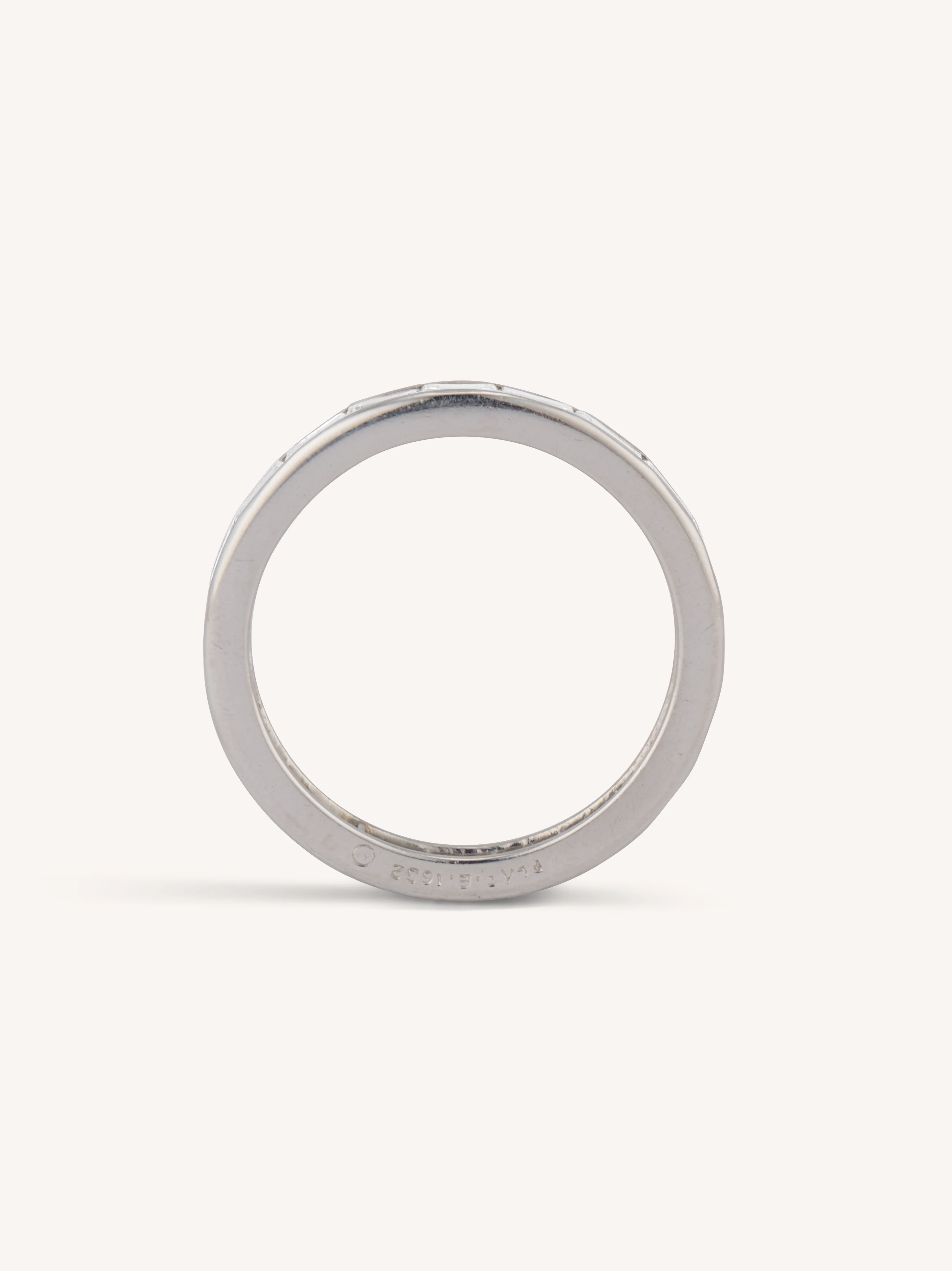 Oscar Heyman 2 Carat Baguette Cut Diamond Platinum Vintage Eternity Band - Size 7.25 - Image 4