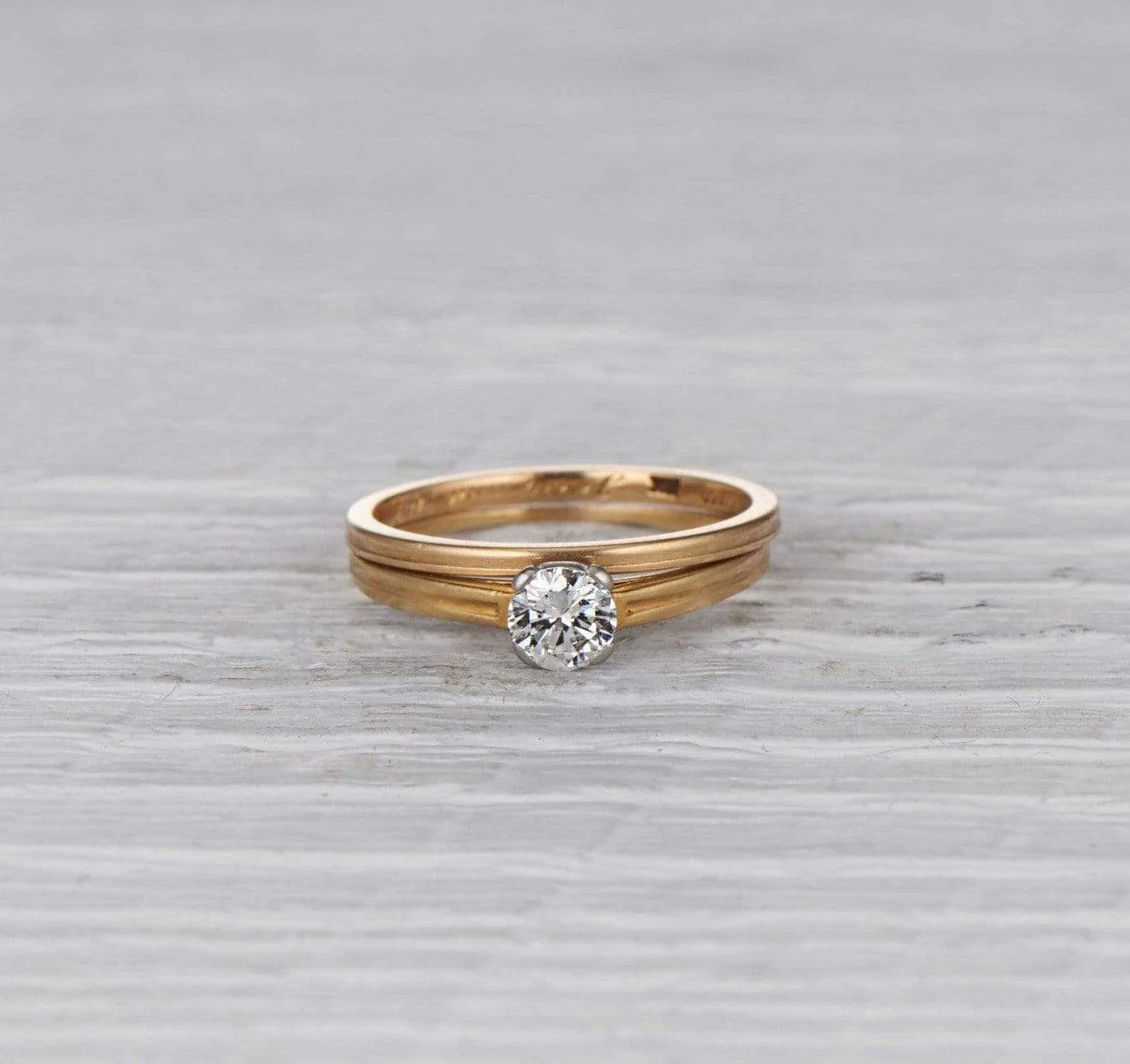 .40 Carat Retro Tiffany & Co. Wedding Set - Image 2
