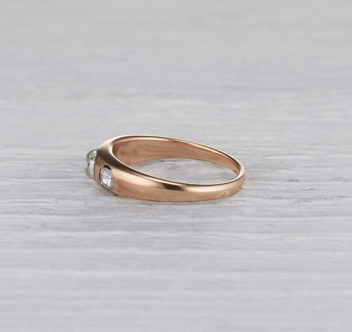 Three Stone Gypsy Ring - Image 3