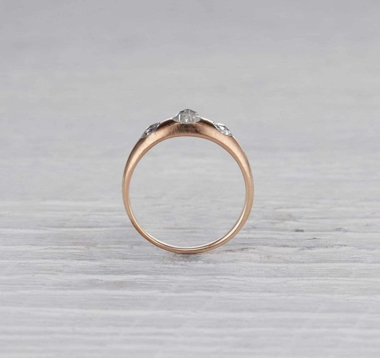 Three Stone Gypsy Ring - Image 4