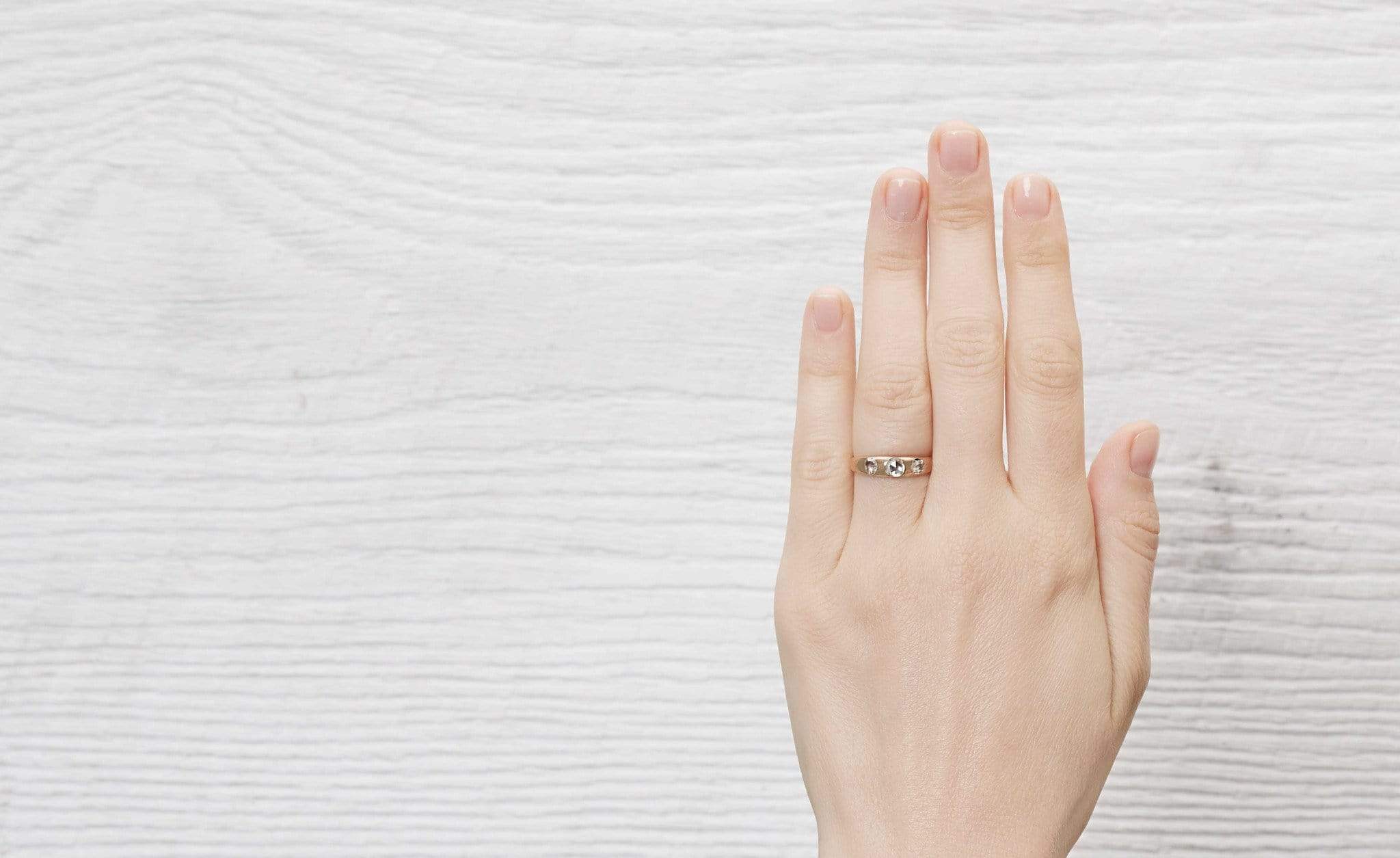 Three Stone Gypsy Ring - Image 5
