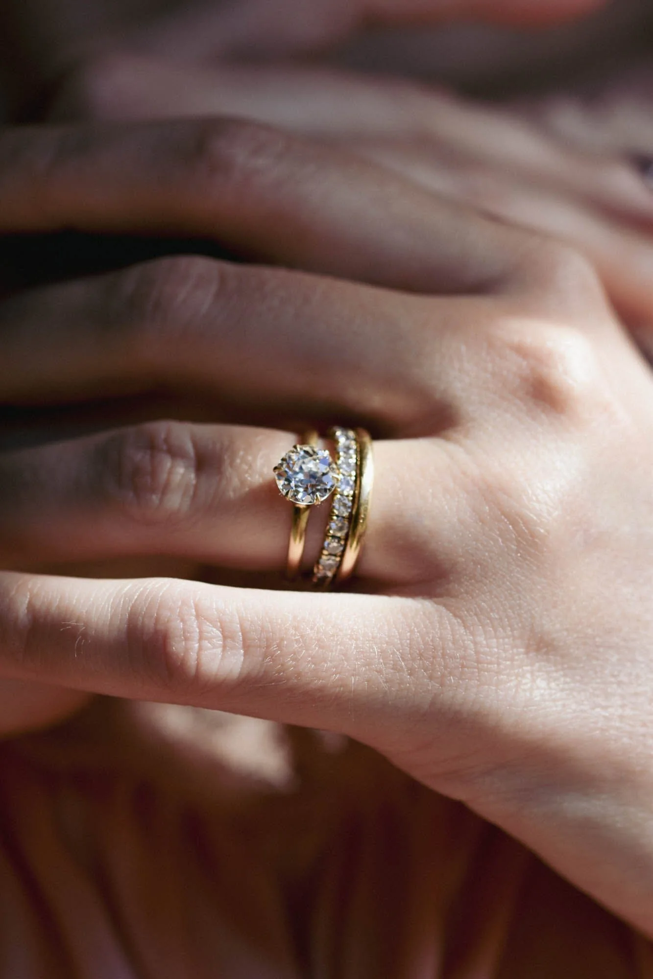 Vintage Tiffany & Co. 1.42 Carat Old European Cut Diamond Engagement Ring - Image 2