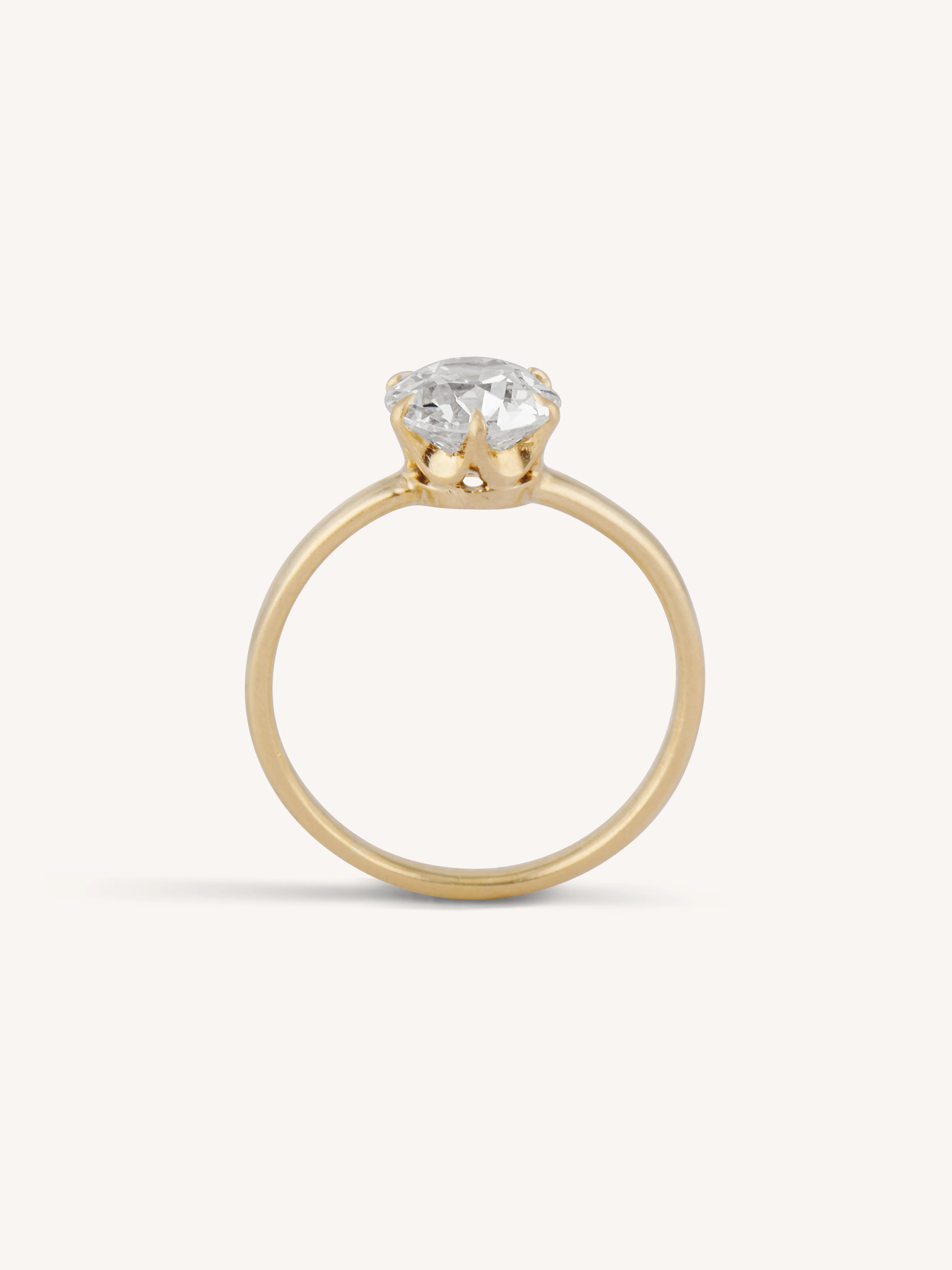 Vintage Tiffany & Co. 1.42 Carat Old European Cut Diamond Engagement Ring - Image 7